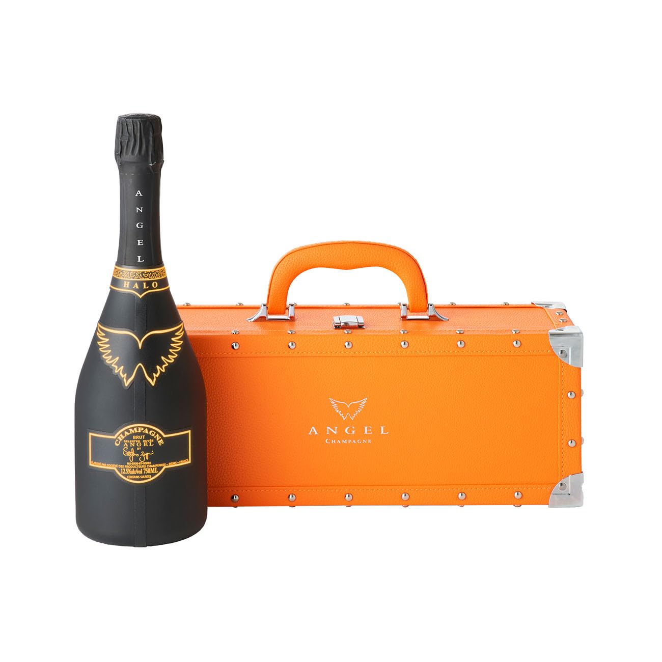 ANGEL エンジェル ブリュット ヘイローオレンジ 750ml Amazon.co.jp: ANGEL CHAMPAGNE NV Brut HALO Orange 【 エンジェル