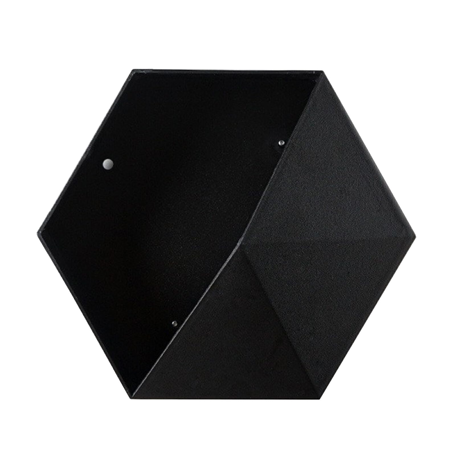 Macetas Hexagonales para Colgar en la Pared, Macetero de Pared con Forma de Panal, Florero de Pared Interior, Florario, Decoración Geométrica de Pared, Maceteros para Balcón, Hogar, Oficina,(negro)