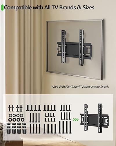 Miniatura 4 de Nuyoah Tornillos de montaje de TV con caja organizadora, kit de tornillos universales para montaje de TV incluye tornillos de repuesto M4 M5 M6 M8,