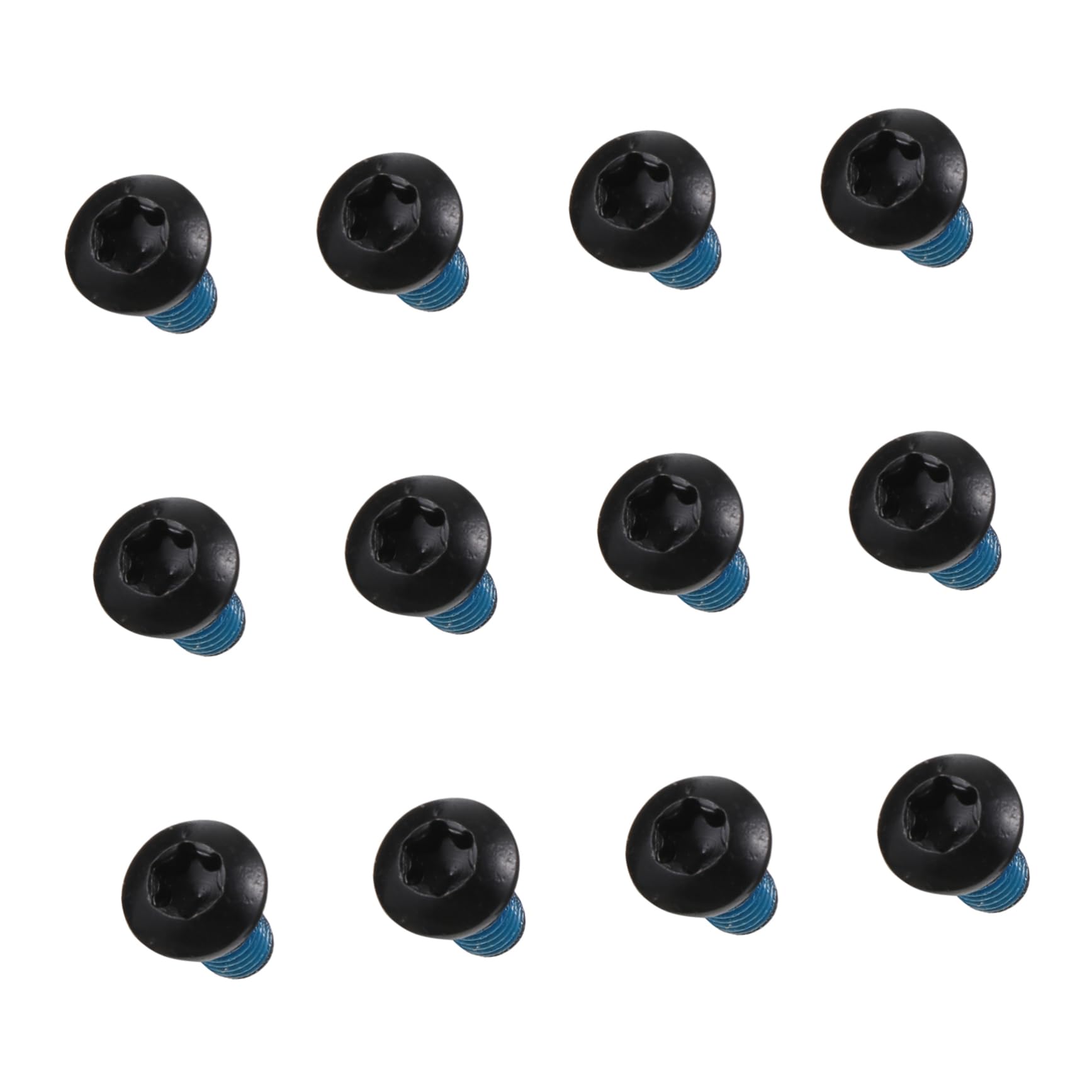 KICHOUSE Bike Bolt Screws Set 12 Pcs Bike Disc Rotor Bolts T25 Screws for Brake Disc Fixing
