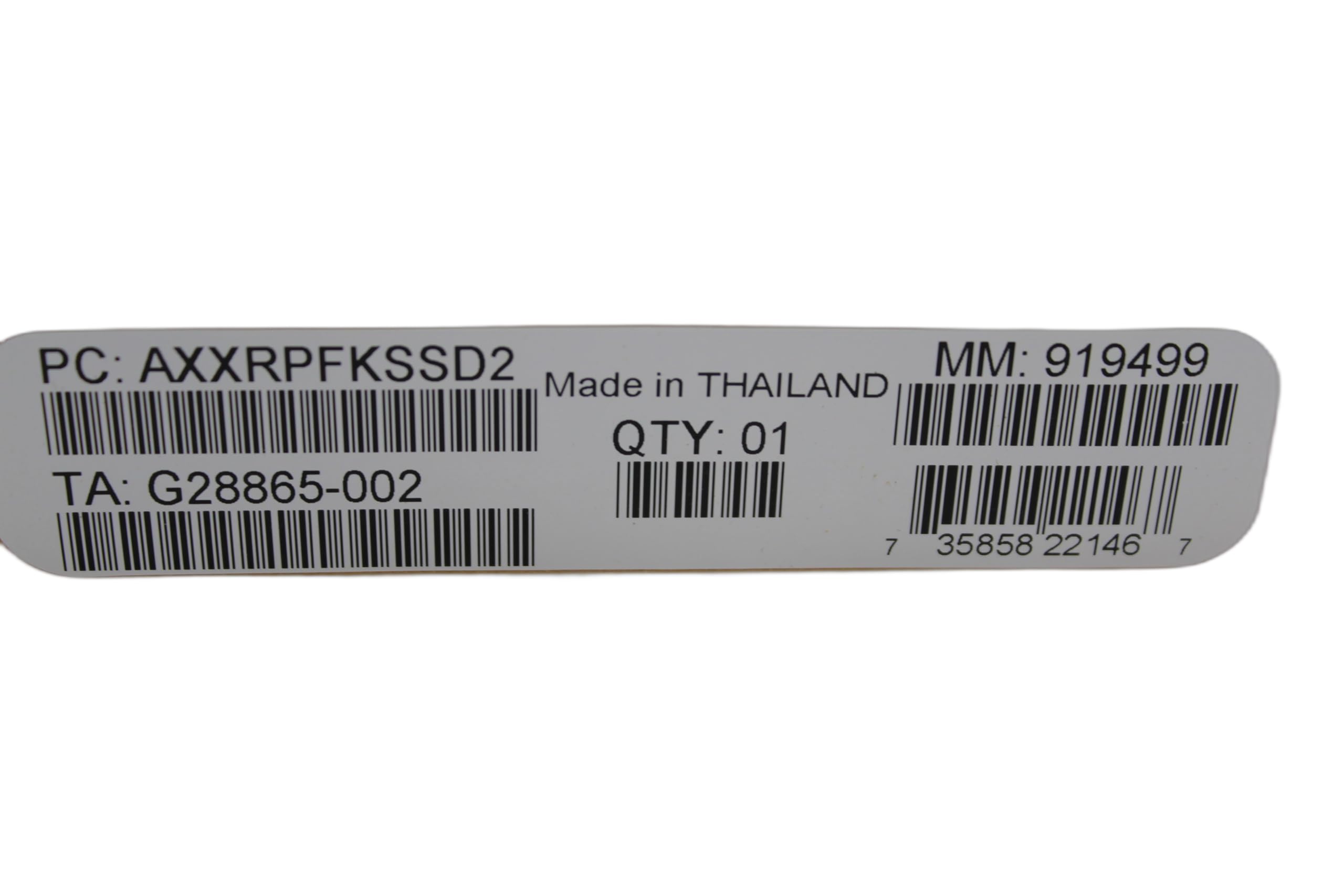 Raid SSD Cache Intel AXXRPFKSSD2 - Dettaglio