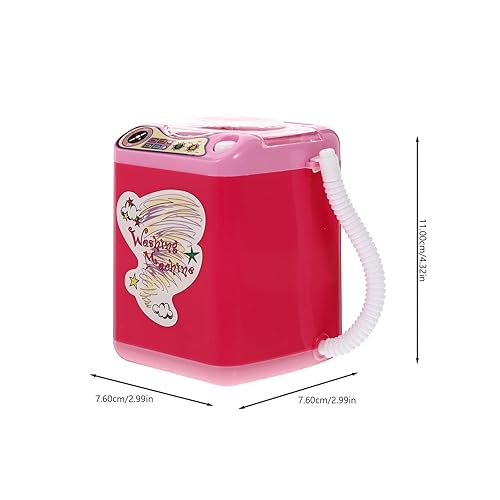 Miniatura 2 de Beaupretty Lavadora de juguete Lavadora Secadora Juguete electrónico Juego de simulación Electrodoméstico Juguete Mini Lavadora Modelo Educación