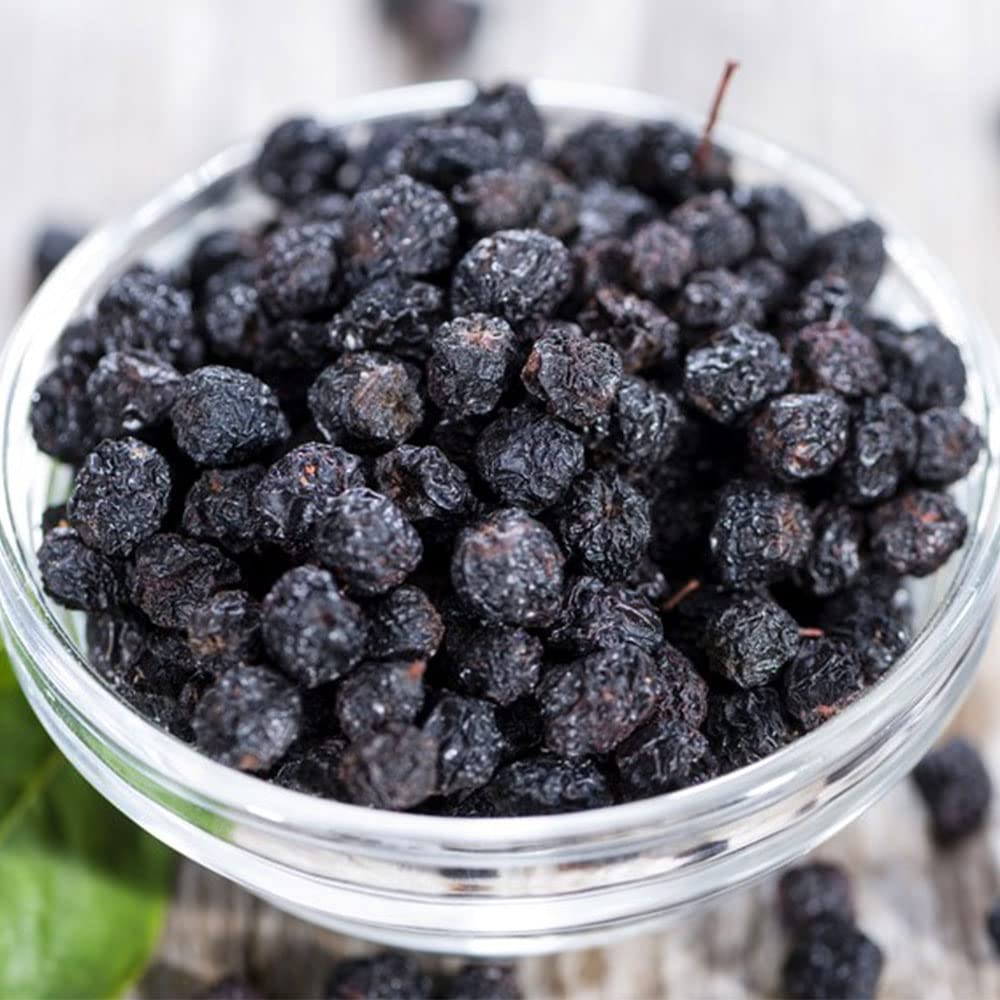 Vitalesia Aronia Beeren getrocknet 1 kg | 100% Superfood Beeren | reich an Ballaststoffen & Antioxidantien | Premiumqualität ohne Zuckerzusatz | vegan