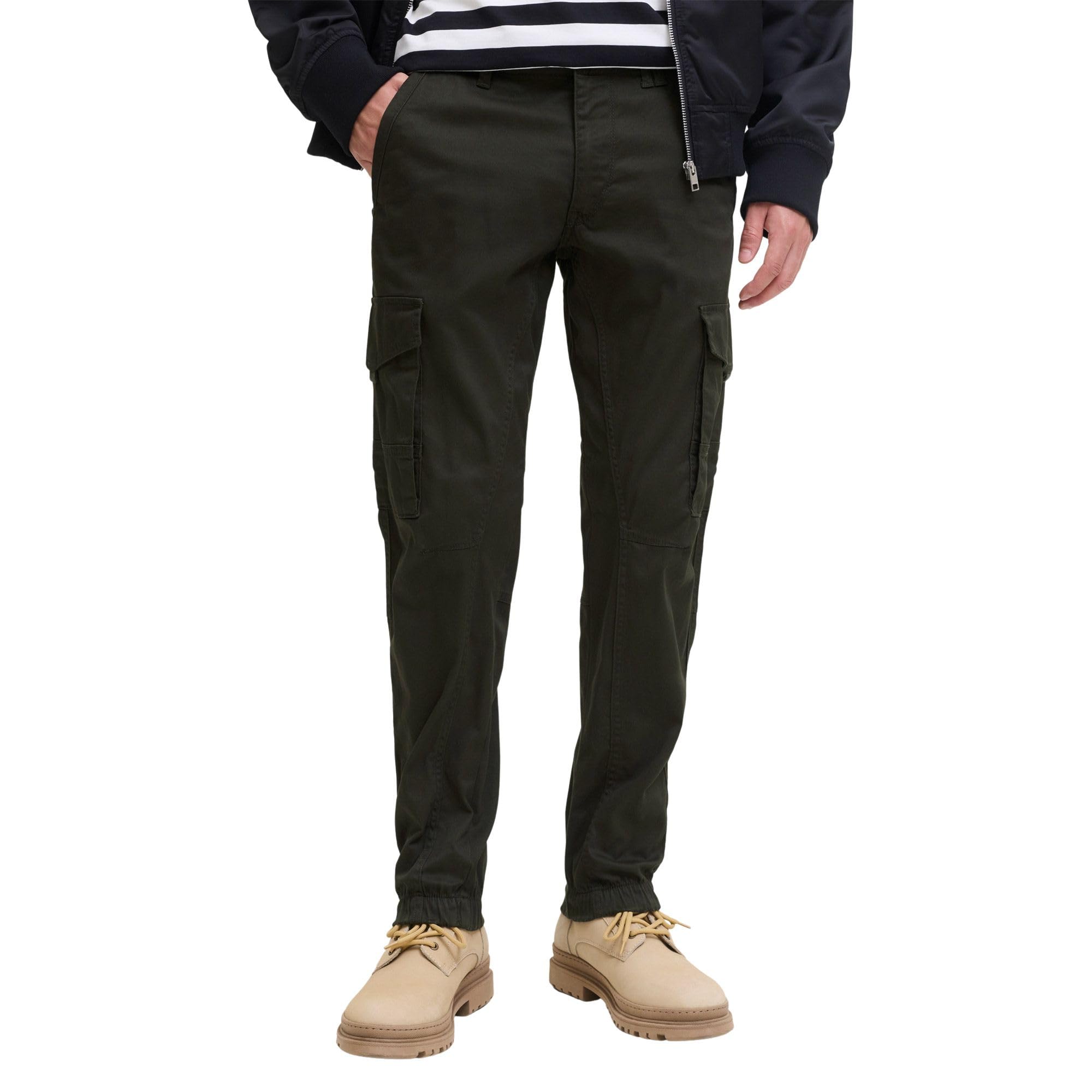 JACK & JONES Jpstpaul Jjflake Cargo Noos - Pantalones para Hombre, Colofonia, 30W / 32L