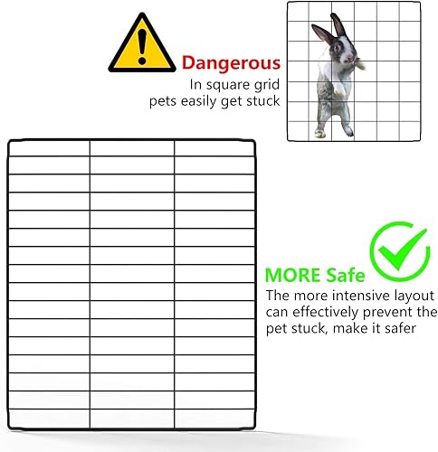 Miniatura 3 de Corralito para animales pequeños, jaulas de conejillo de indias, corralito para mascotas, jaula de conejo, jaula de animales pequeños, corralito