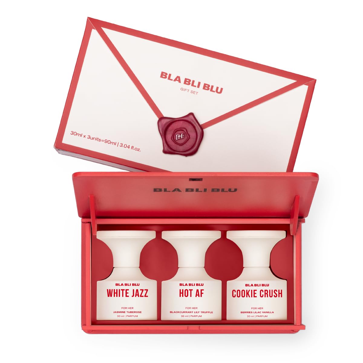 BLABLIBLU Perfume Gift Set for Women|3x30ml|Long-Lasting Parfum Fragrances - better than EDP, EDT & EDC |Hot Af, Peaches and Cookie Crush|Fruity, Floral Perfume For Woman-image-44