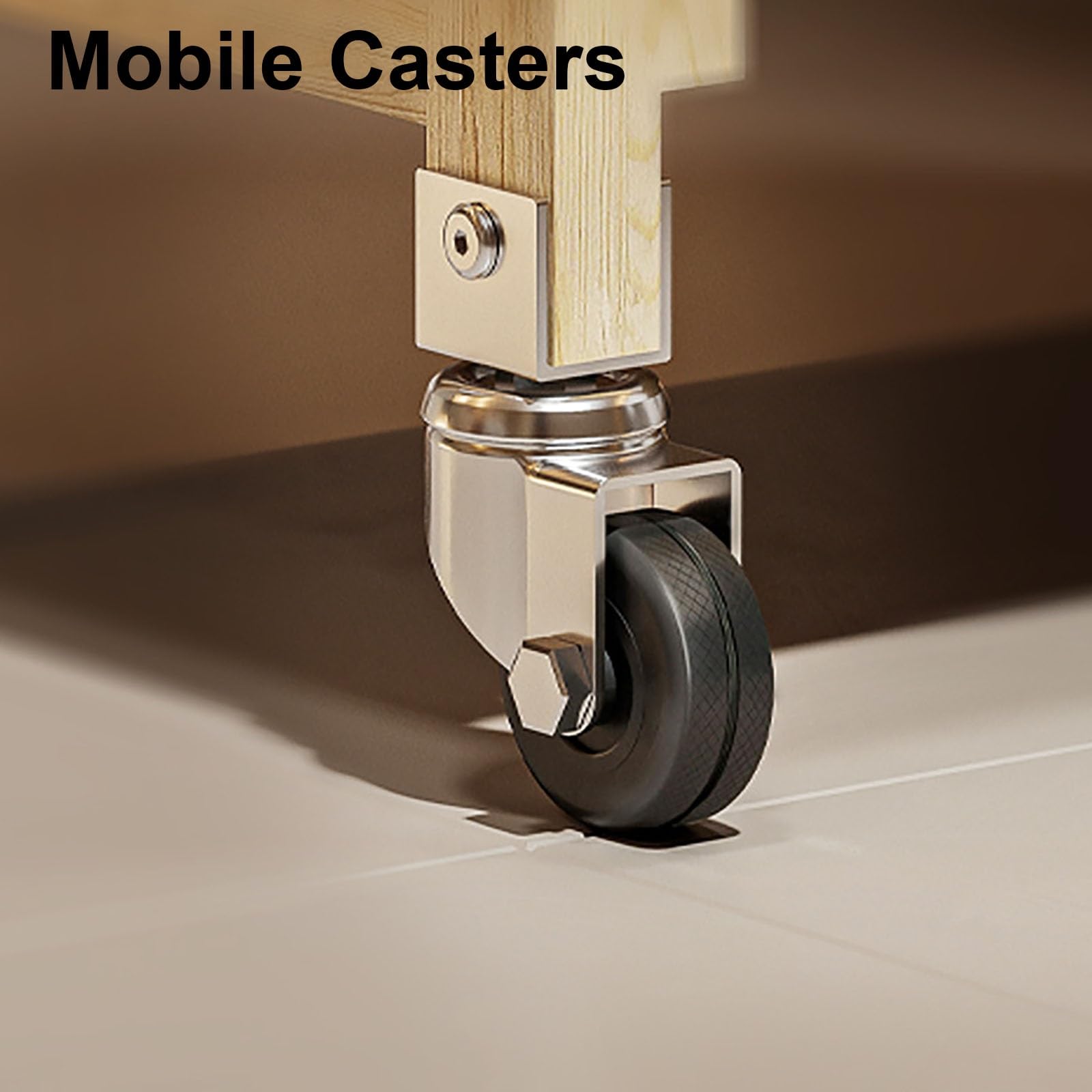 Carrello Portaoggetti in Legno Massello per Salone di Bellezza, con Cassetti, Organizer Multifunzionale per Strumenti da Parrucchiere, Spazio Extra E Design Elegante, Marrone, Rosso
