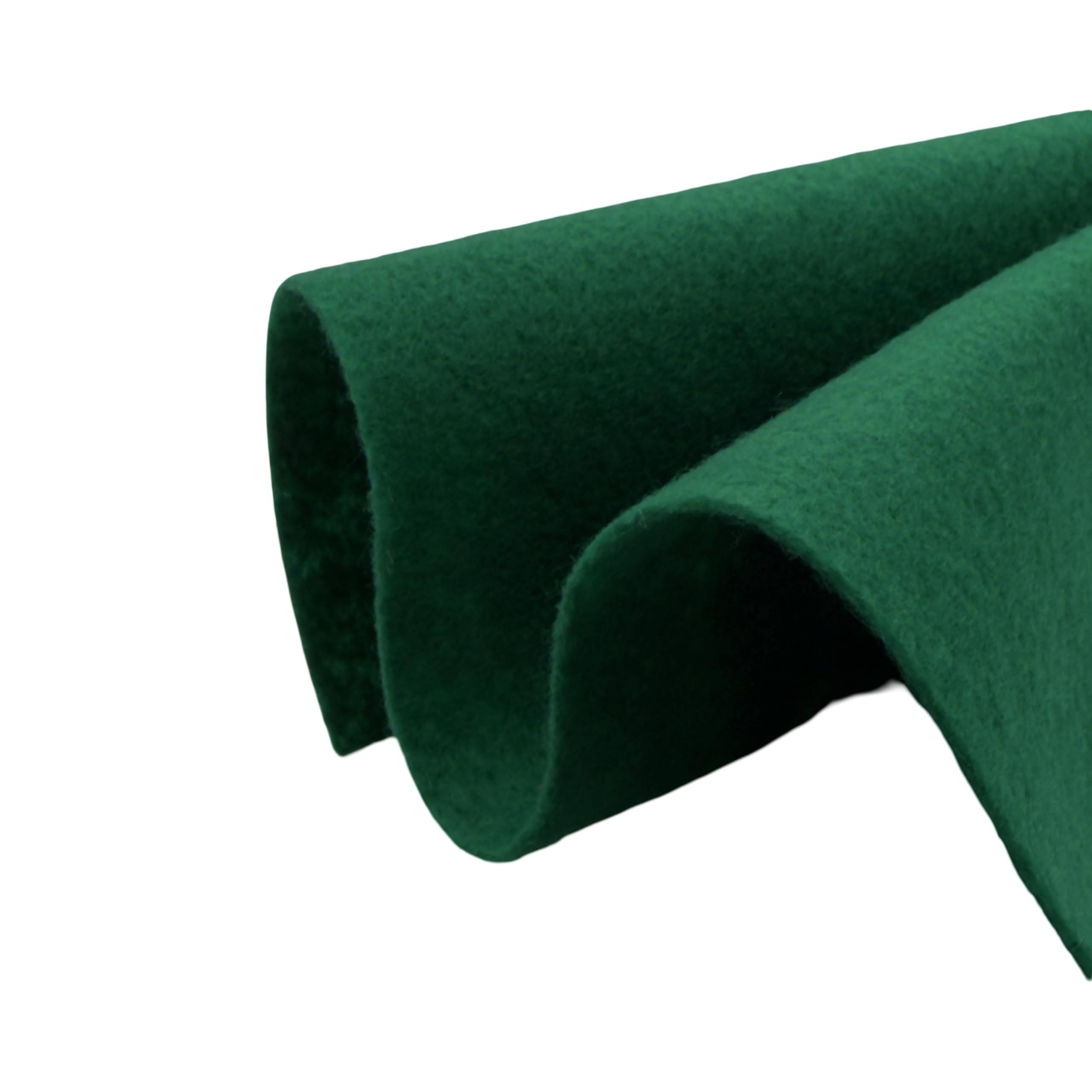 FabricLA Craft Felt Fabric - 72" Wide & 1.6mm Thick Non-Stiff Material by The Yard - Soft Roll for Crafts - Kelly Green, 2 Continuous Yards