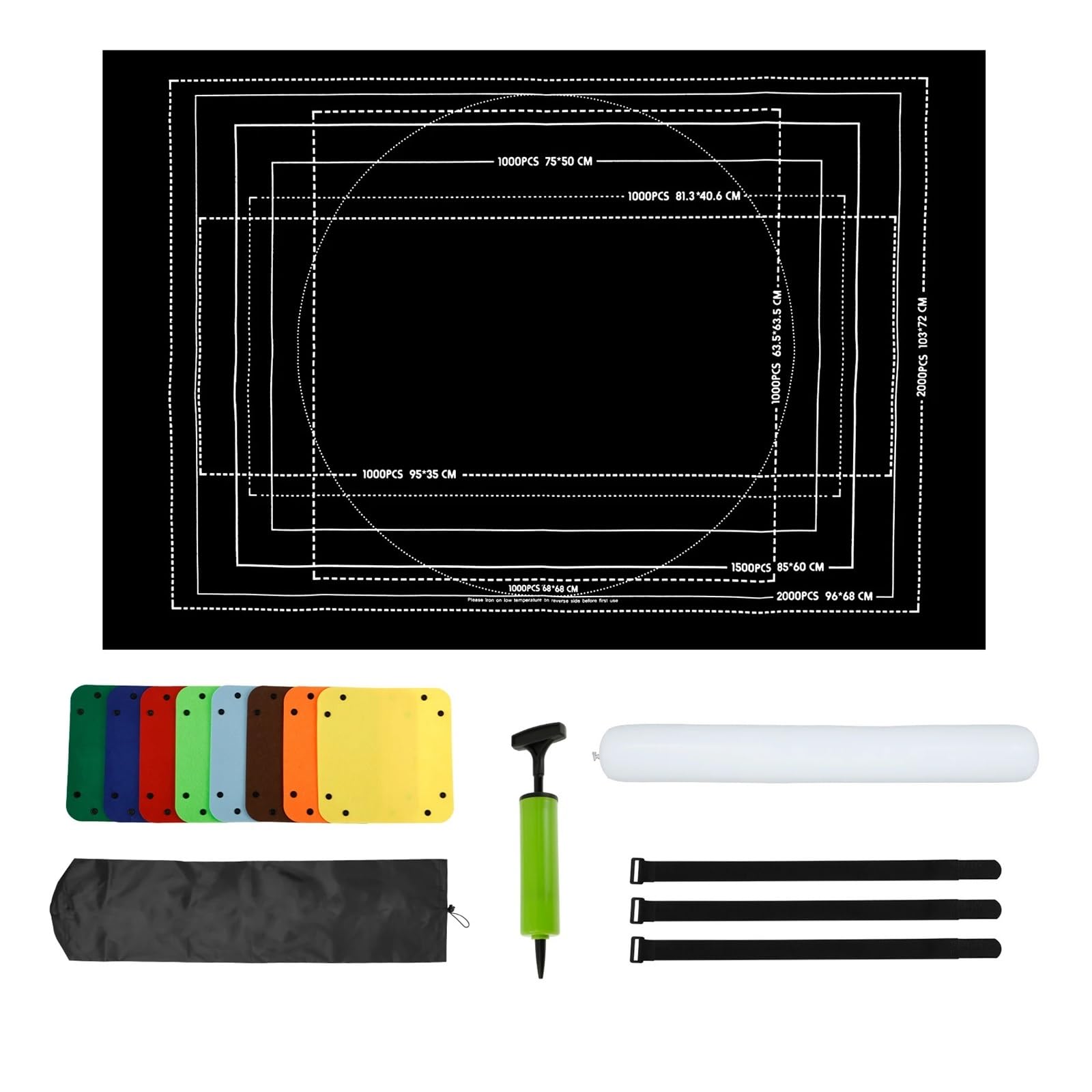 Tappetino da Tavolo for Mahjong di Grandi Dimensioni, for Puzzle da 2000 e 3000 Pezzi, salvaspazio, Tappetino for riporre i Puzzle per Puzzle, Giochi(120x80cm)