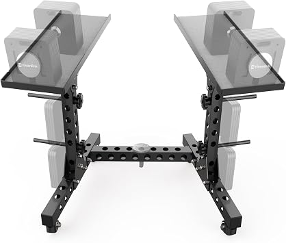 Eisenlink Adjustable Dumbbell Rack & Weight Rack | Holds 200kg, Space Saving Design for Home Gym Organization