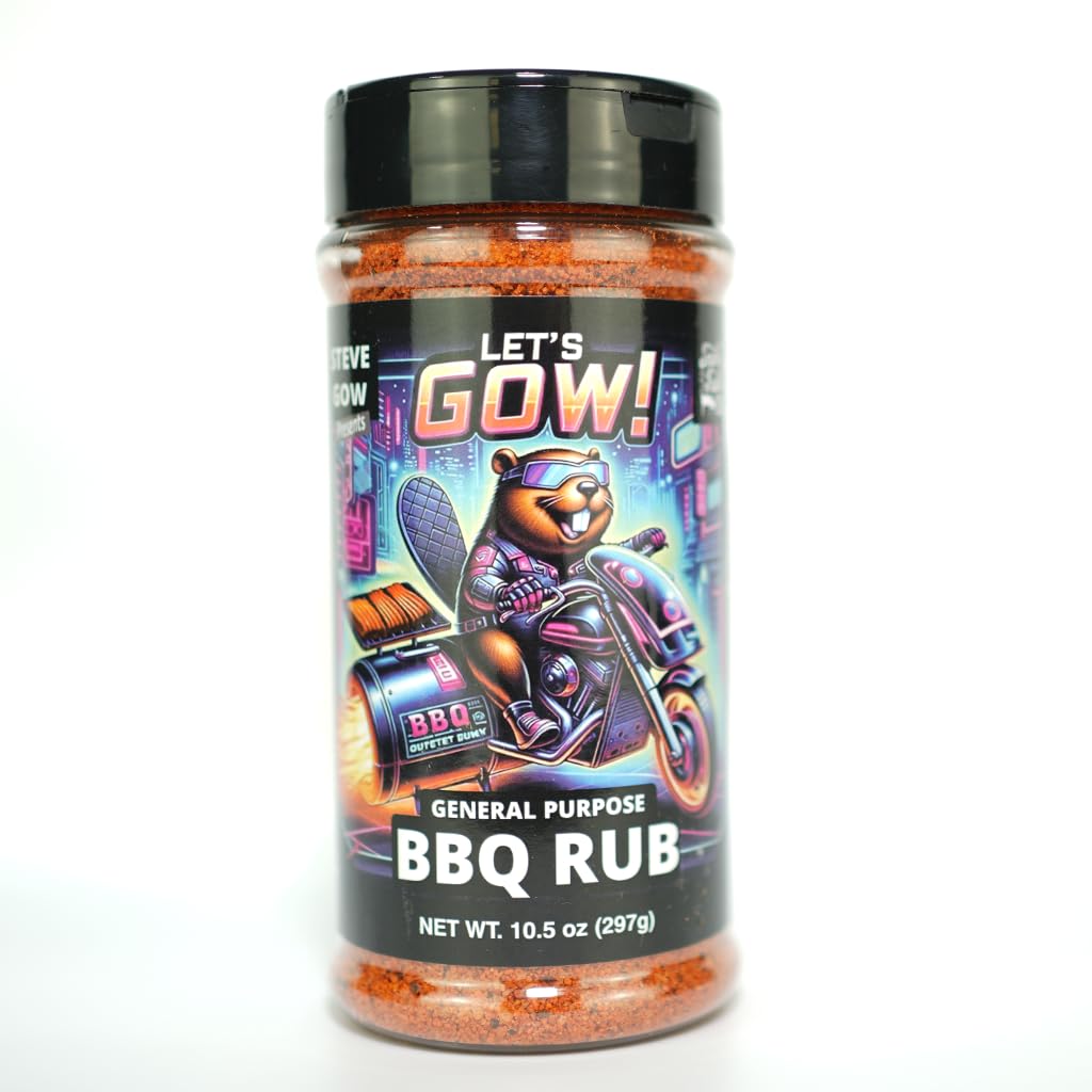 Smoke Trails BBQ GENERAL PURPOSE RUB by Steve Gow | Let's GOW! Rub | Great on ribs, pork, chicken and more