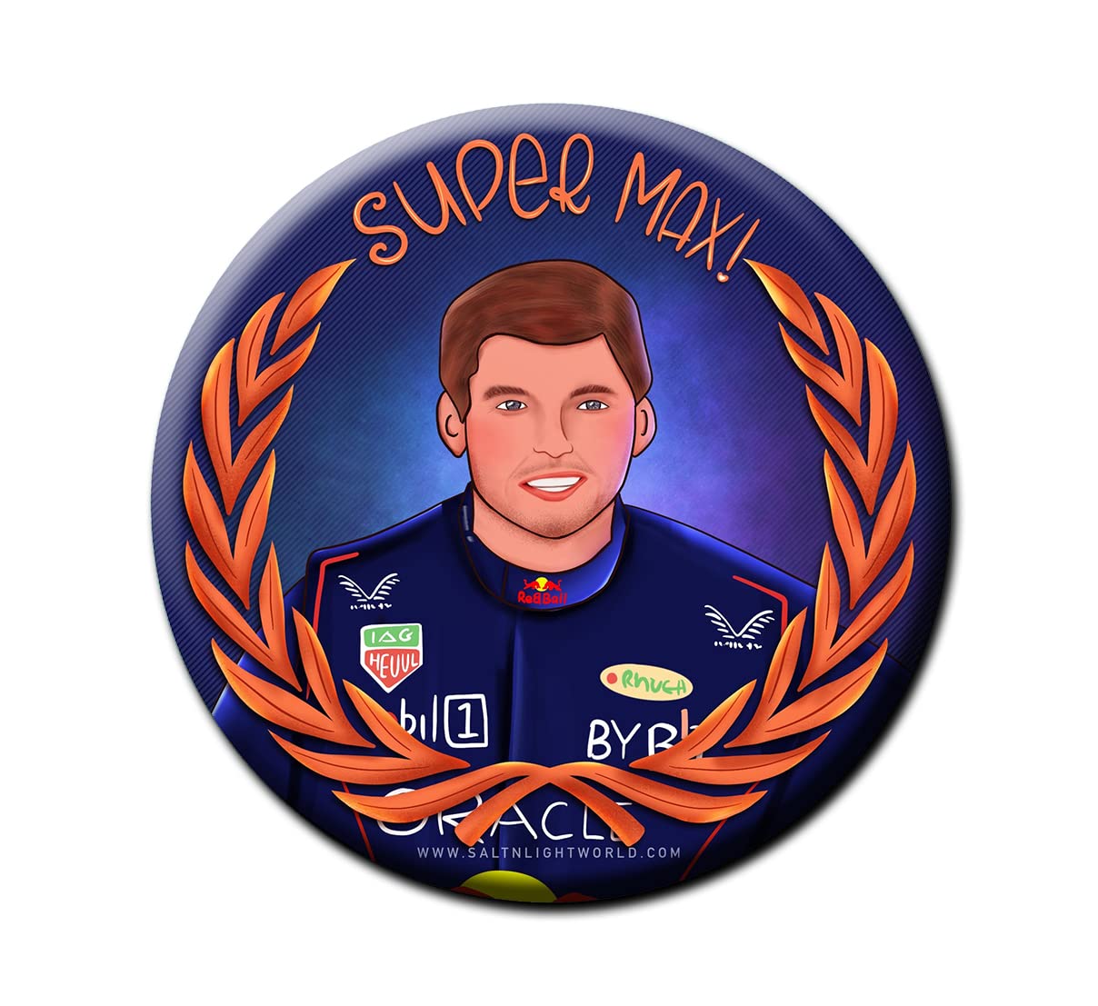 Supermax- Max Verstappen F1 badge