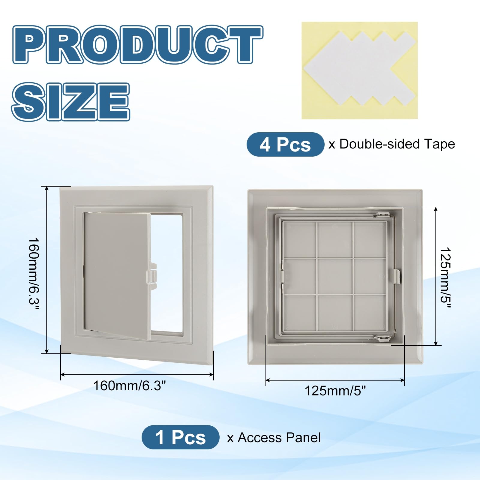 PATIKIL Access Panel for Drywall 125x125mm - Image 2
