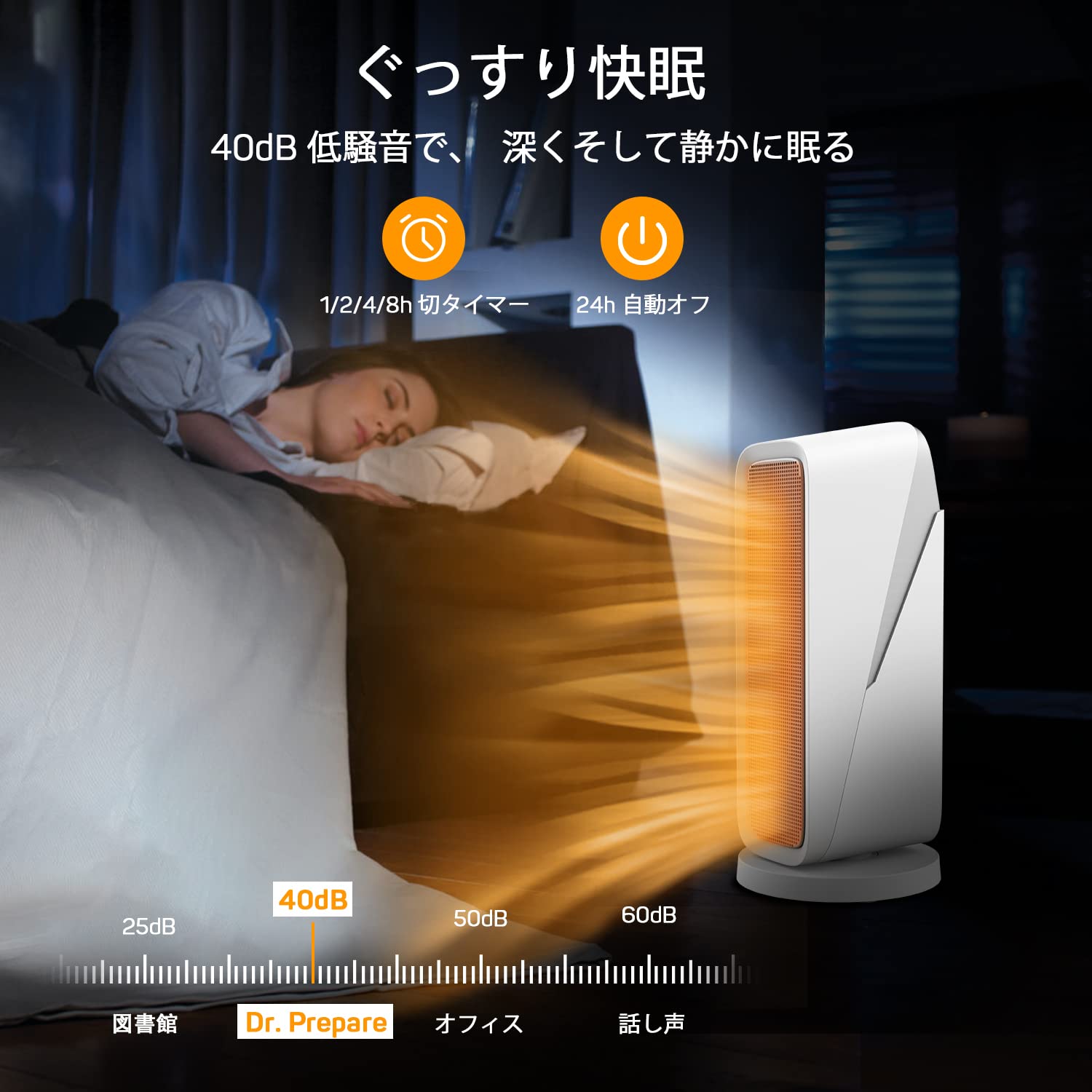 新品 Dr.prepareセラミックヒーター即暖ファンヒーター電気1200W暖房 Amazon | Dr.prepare セラミックヒーター 即暖 ファンヒーター