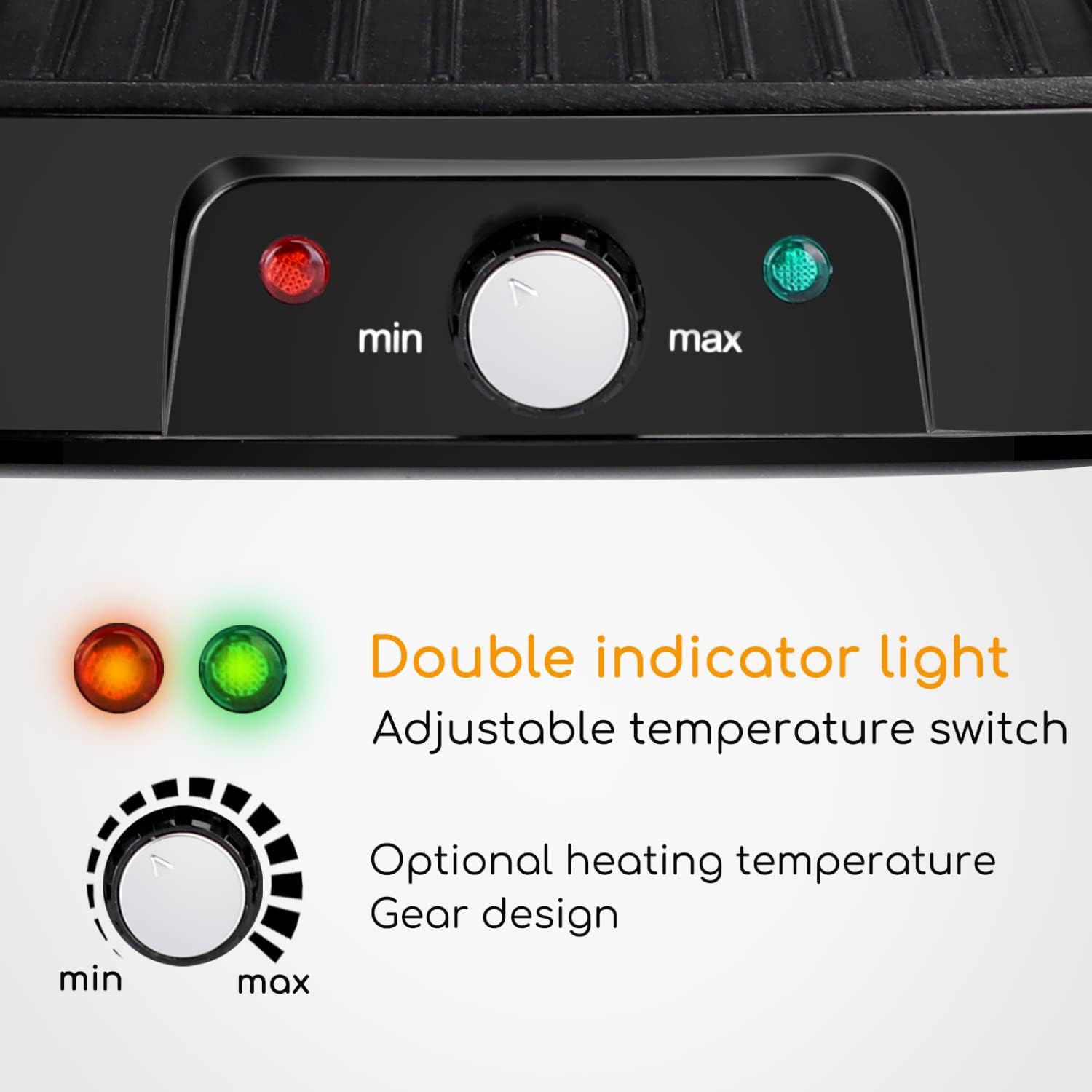 Aigostar Hitte 30HFA - Panini Maker/Griglia, Pressa a sandwich, Griglia elettrica, 1500 Watt, Fredda al tocco, Antiaderente, Indicatore luminoso, Argento. Design esclusivo. Aigostar Hitte 30HFA - Panini Maker/Griglia, Pressa a sandwich, Griglia elettrica, 1500 Watt, Fredda al tocco, Antiaderente, Indicatore luminoso, Argento. Design esclusivo.