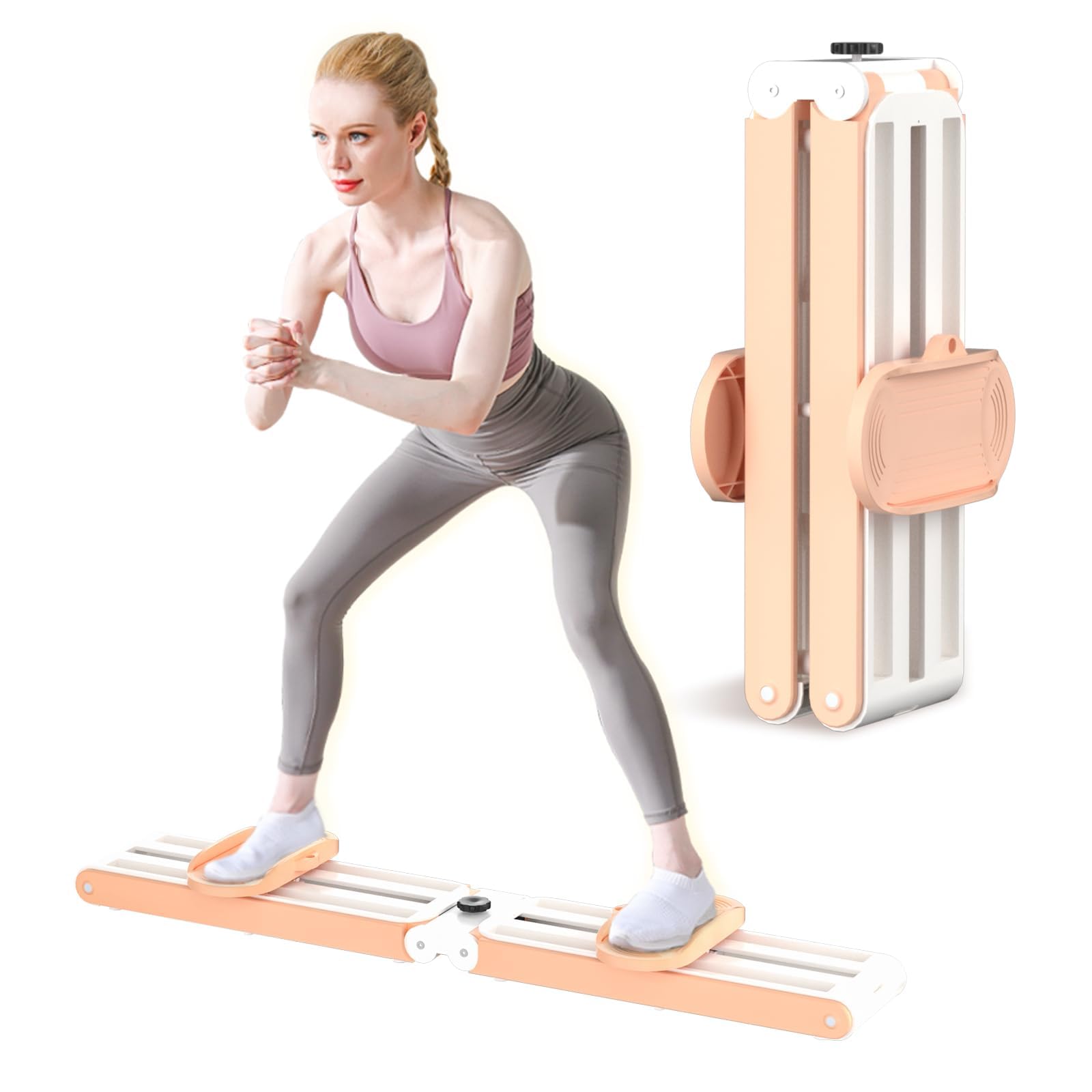NALACAL Thigh Master Thigh Exerciser, Hip and Inner Thigh Exercise Equipment, Pelvic Floor Muscle Trainer with Resistance Band for Leg, Thigh Toner Kegel Exercise Products for Women