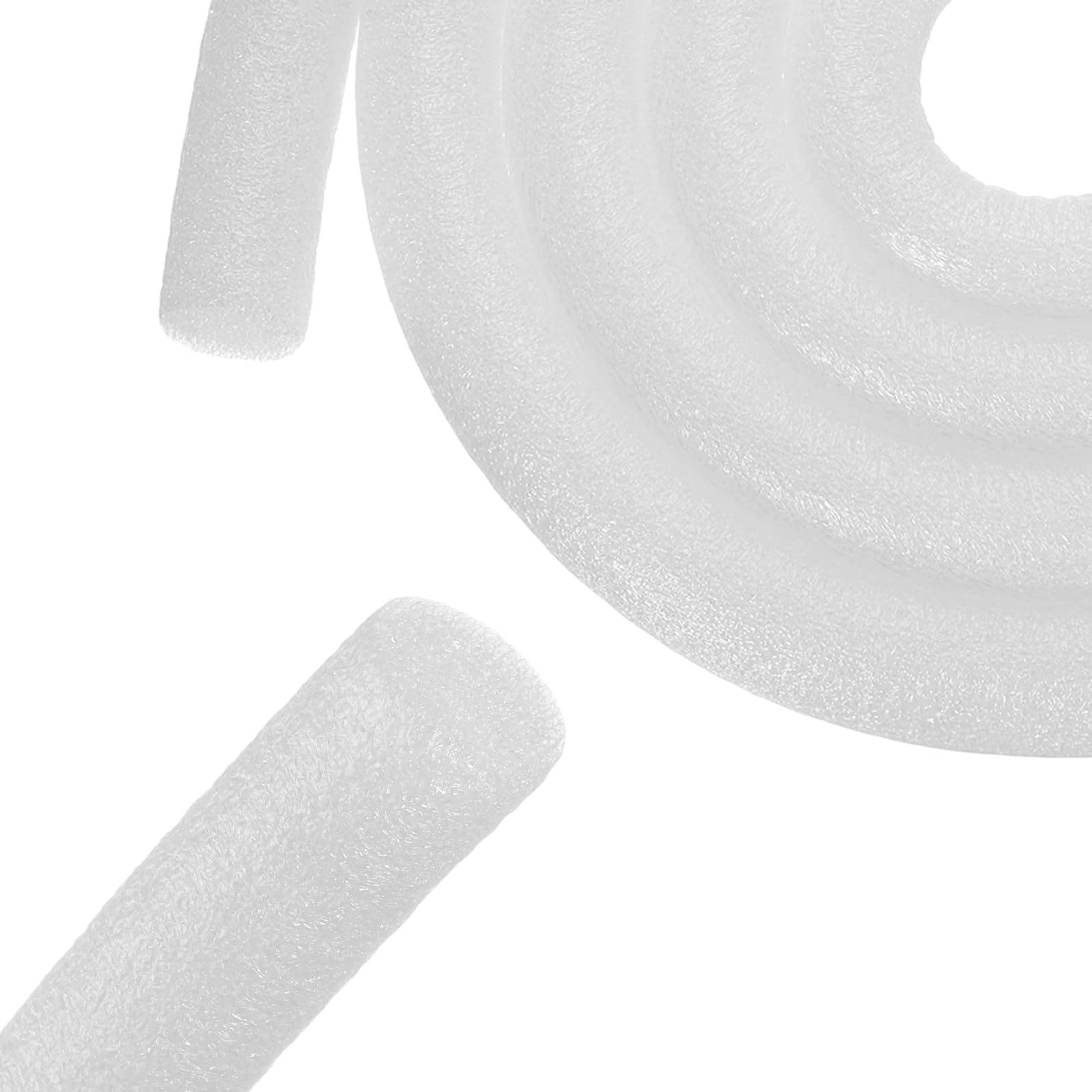 sourcing map Backer Rod, 25mm x 2.5m Foam Weather Strip Seal Rod Caulk Saver for Furniture Gaps Concrete Filler Expansion Joints Crack Filling, White