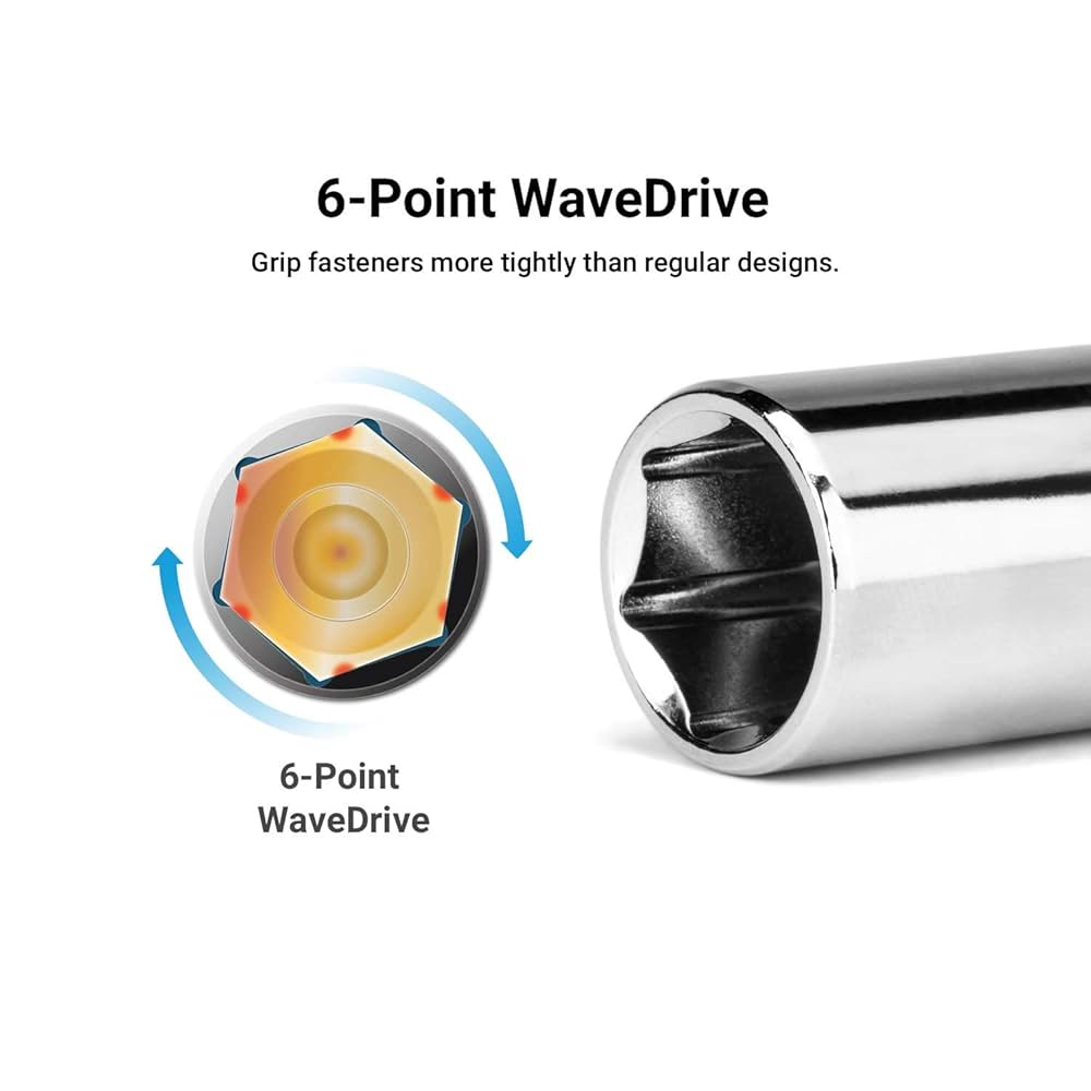 Amazon.co.jp: Capri Tools ディープソケット 1/4インチドライブ