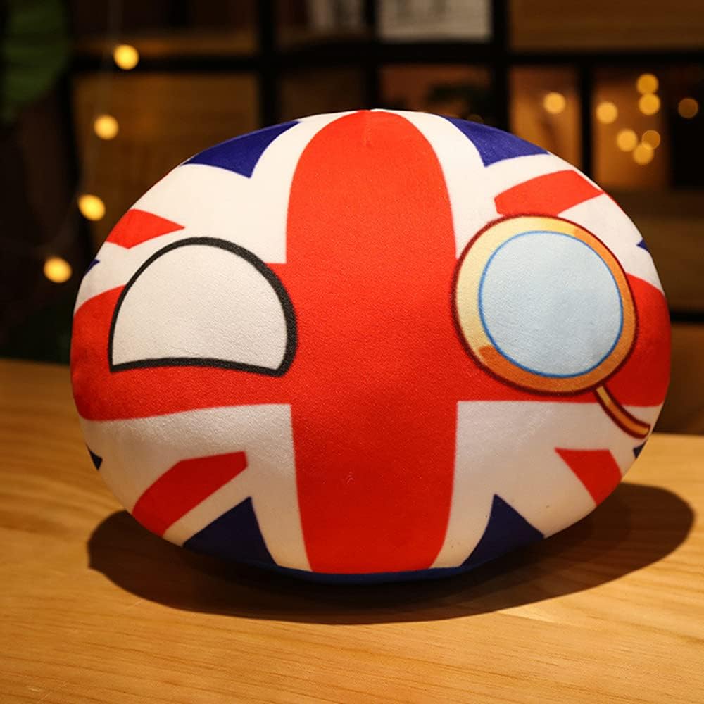 Poland Ball Plush Country Ball Body Pillow 10/30/40cm Polandball Doll Anime Cushion Pendant Countryball Toy Figurine Ornament Birthday Gift 10cm, UK