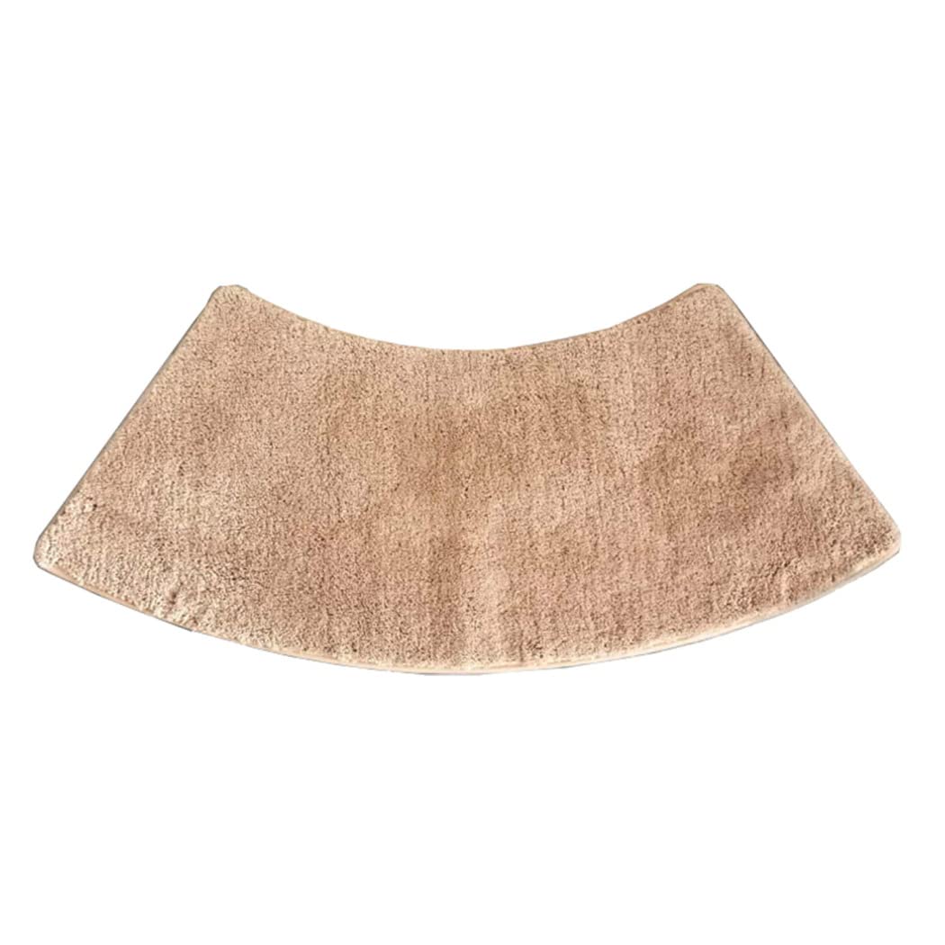 Tappeto Doccia Angolare Tappeti da Bagno Curvo Antiscivolo Tappetino da Bagno Microfibre Morbide Assorbenti Tappetino Lavabile in Lavatrice,1,45X100 CM