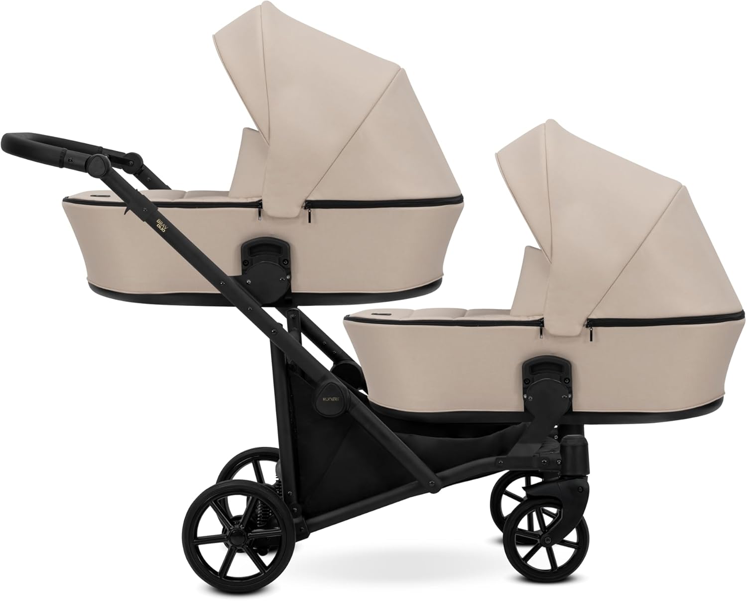 Kunert BRAV DUO Dubbele kinderwagen 2 in 1 + accessoires