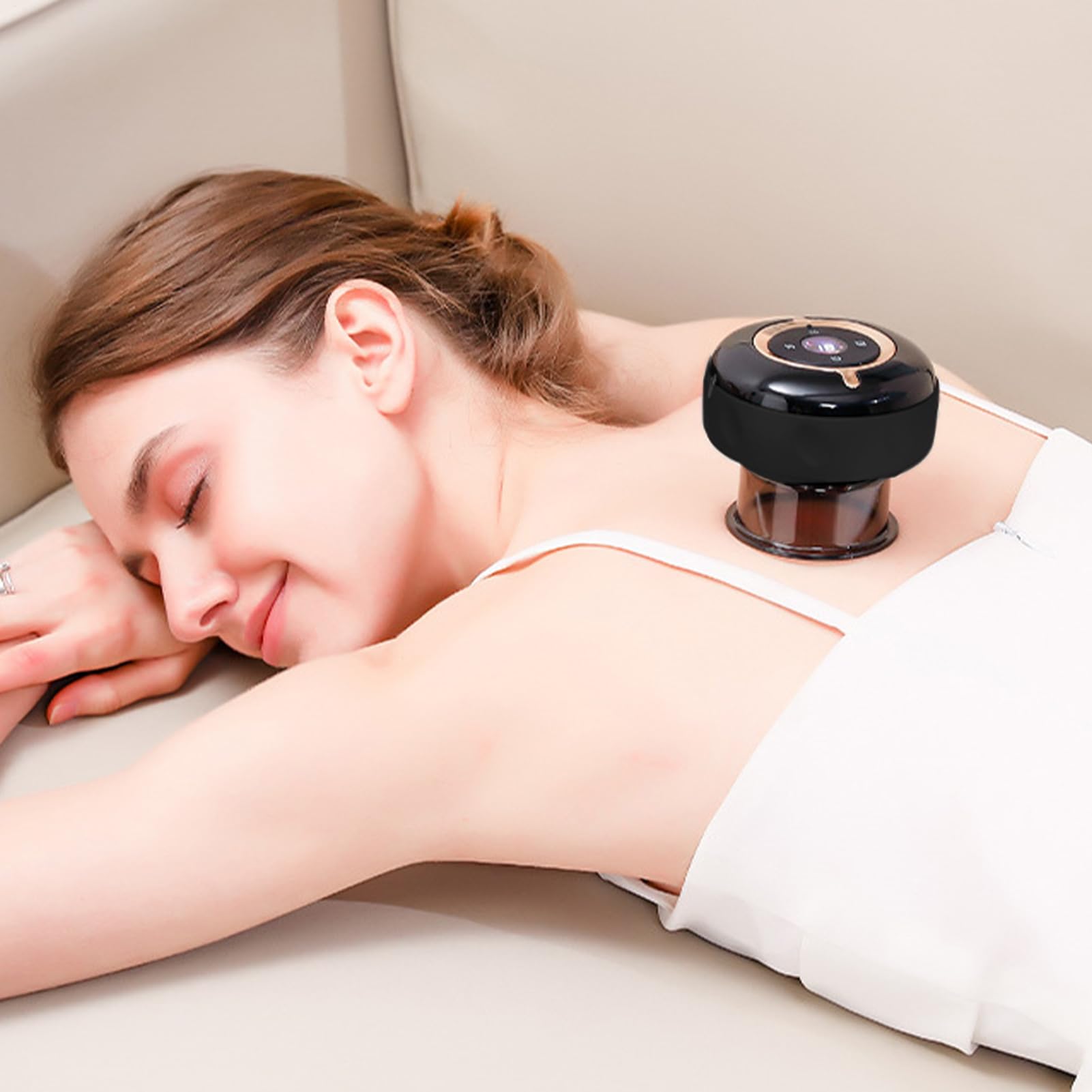 Kit de ventosas Herramientas inteligentes de masaje al vacío | Ventosas dorsales para el cuerpo espalda piernas kit casa masaje integral alivio dolor flacidez tensiones relajación