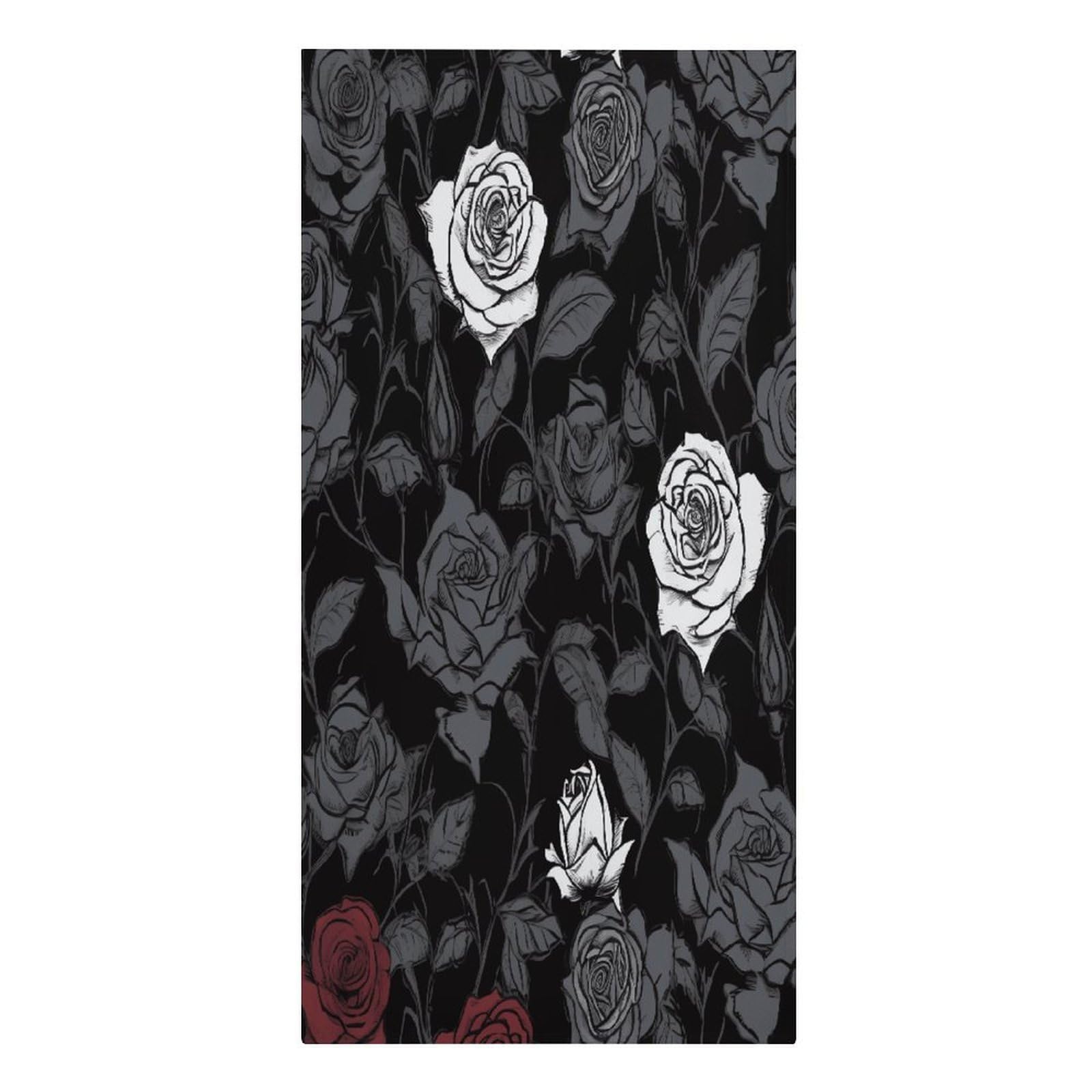 VstaDank Rose Gothic Beach Towel Vacation Essentials Sand Free Soft Quick Dry Swim Towels 61"x30" Modern Extra Large Towels Lightweight Microfiber Beach Towel for Swimming Pool