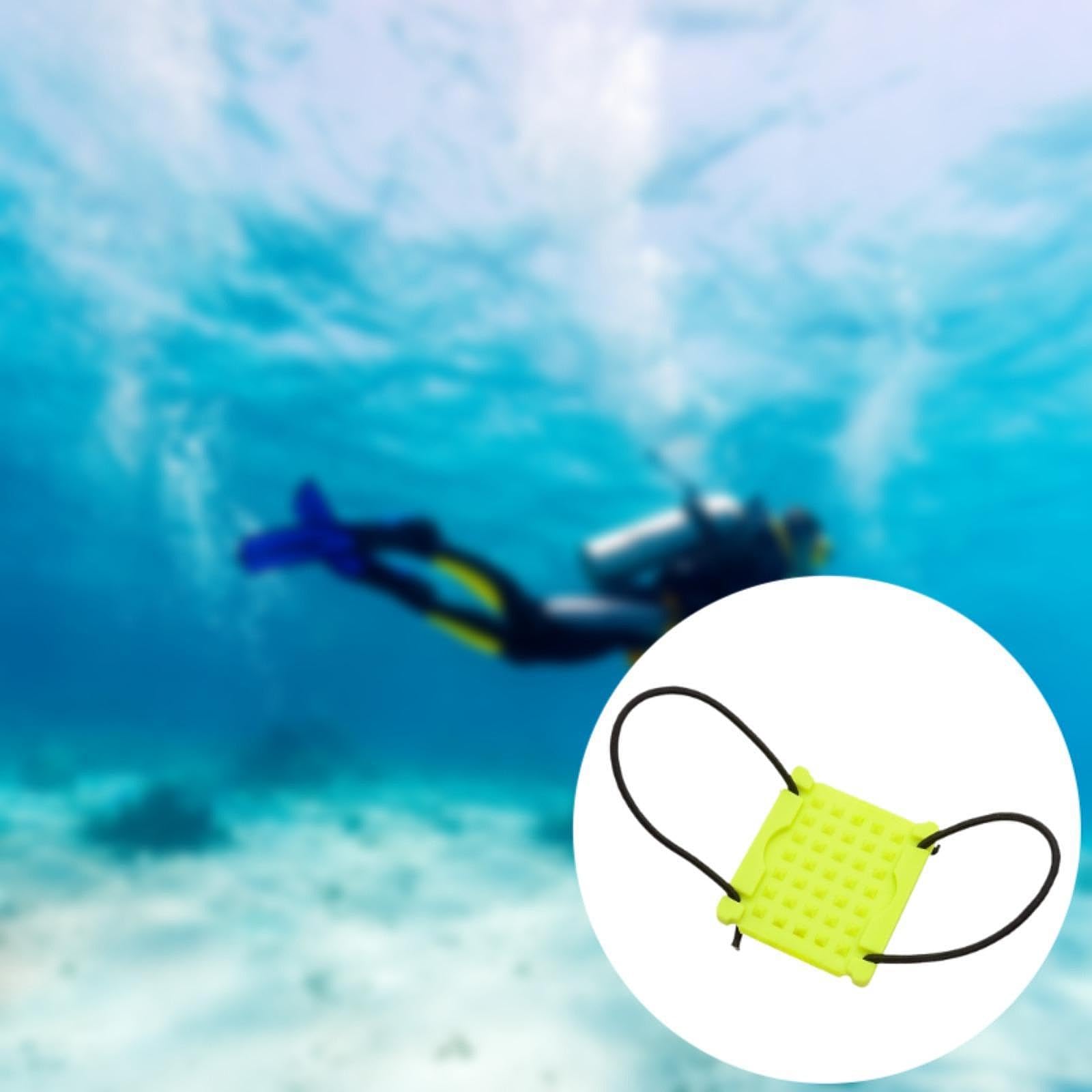 Colaxi Diving Weight Fixing Plate Dive Fixed Accessory Hardware Quick Release BCD Weight Plates for 5cm Webbing for Dive Watersports, Fluorescent Yellow