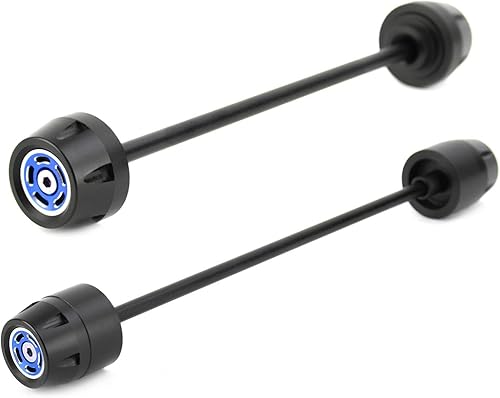 Miniatura 10 de MAD HORNETS - Deslizador de rueda de horquilla de eje delantero + trasero para Du-cati Scrambler 400 800 1100, color rojo