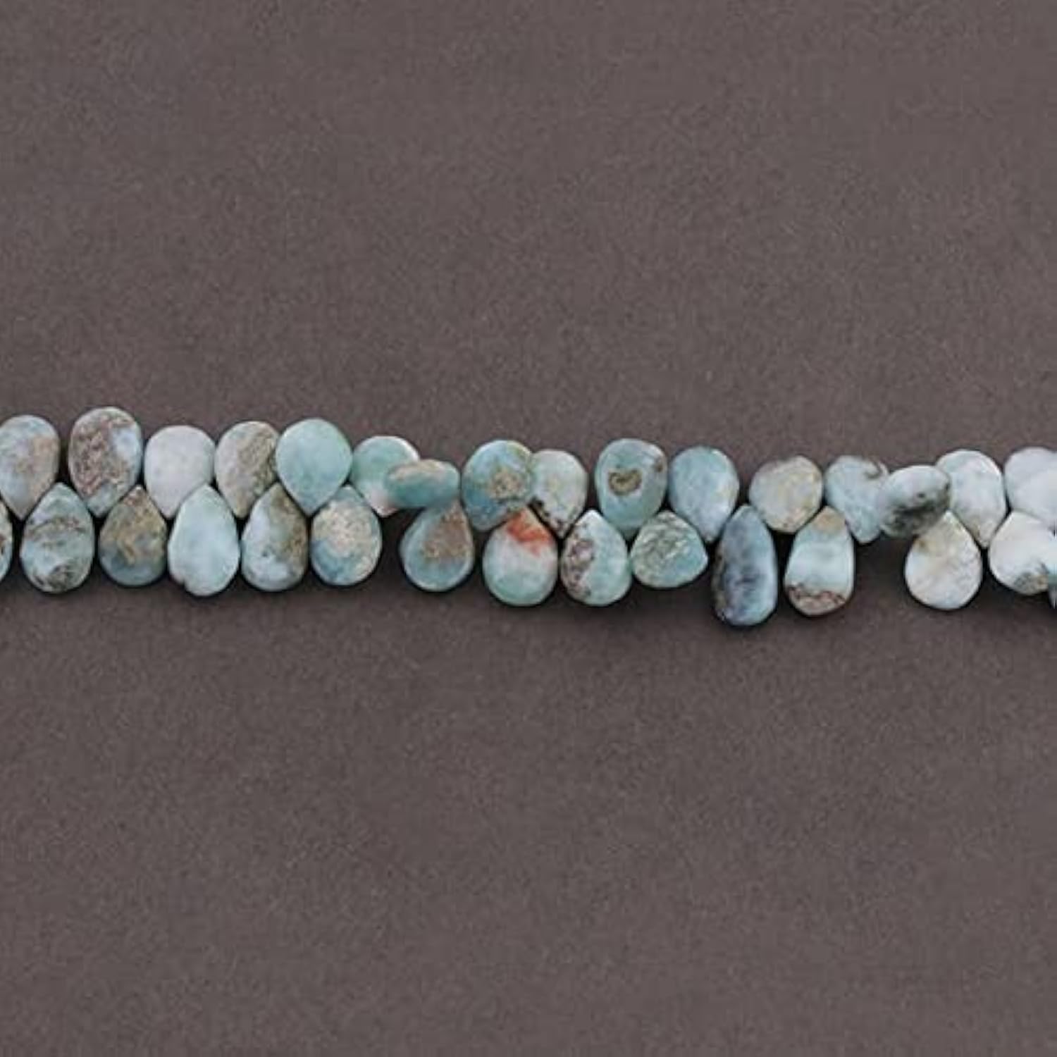 Larimar briolette pour créer vos bijoux d'été d'inspiration bohème et marine