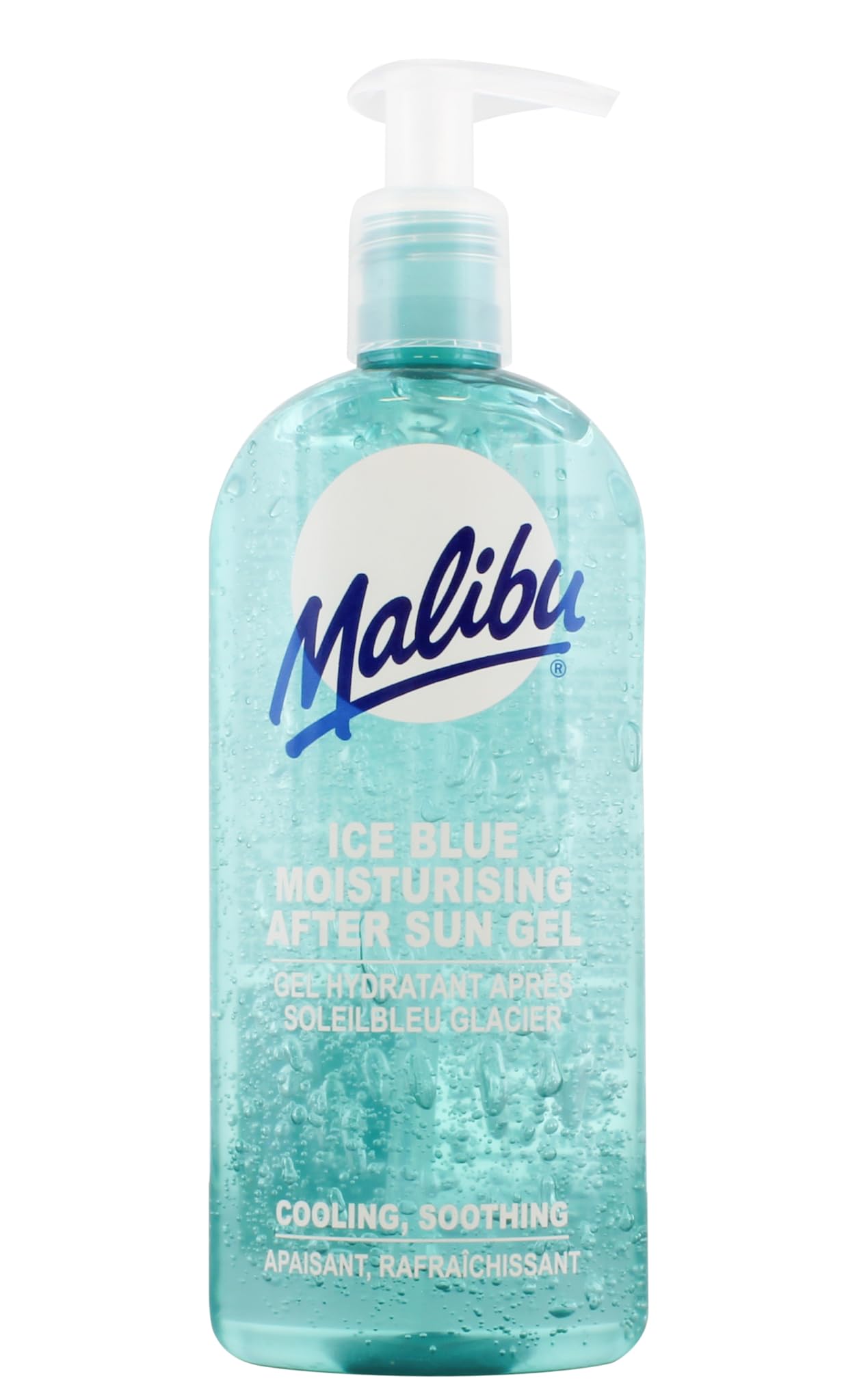 Malibu Sun Ice Blue After Sun Gel, Cooling & Soothing Moisturising Gel for Sun-Soaked Skin, Refreshing Hydrating After Sun Care, 400ml