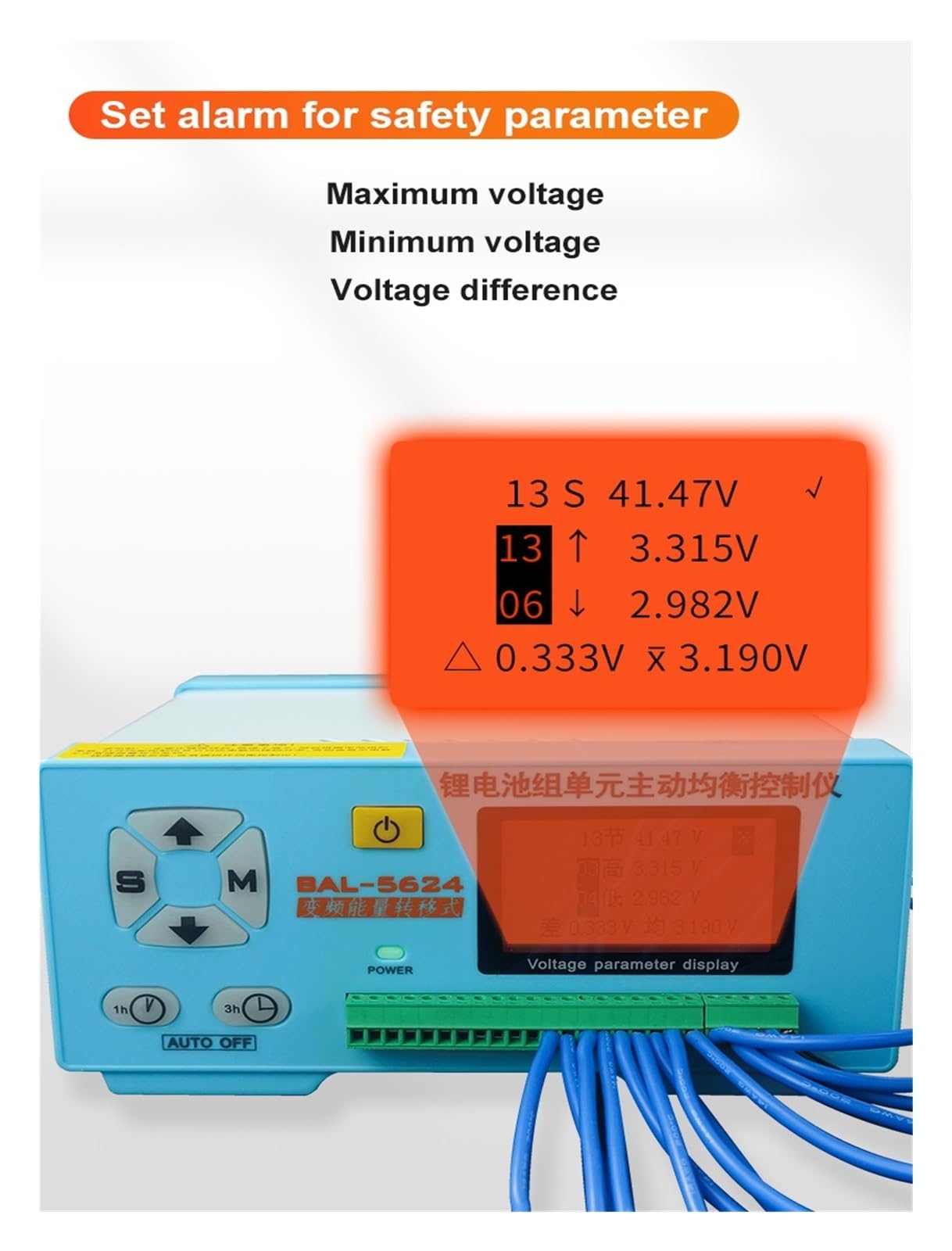 Tester Batteria, 5624 2S-24S Li Lithium Battery Pack Capacity Repair 5A Current Battery Voltage Balancer