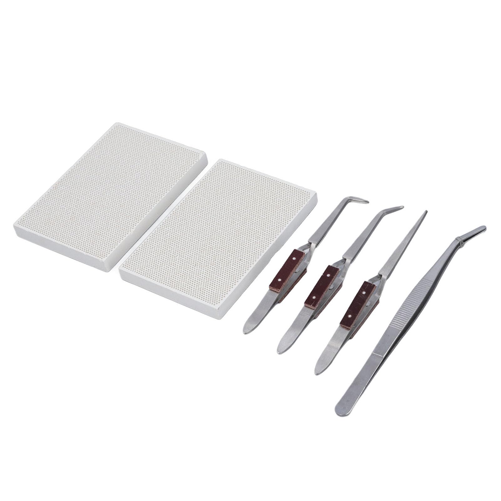 SIXRUN Kit de Soldadura de Joyería Profesional Sanders Bloque de Soldadura de Acero Inoxidable Ideal para Reparaciones a los Amantes de los Amantes de la Artesanía de HomeBody