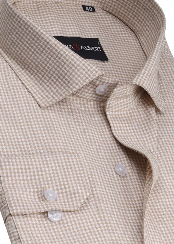 Image of Mark & Albert Men's Digital Print Full Sleeves Regular Fit Shirt