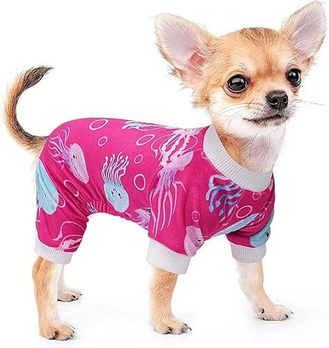 Miniatura 1 de Pijamas para perros pequeños niñas niños cachorros pijamas de otoño e invierno pijamas para mascotas pijamas para Yorkie Teacup de lindo material