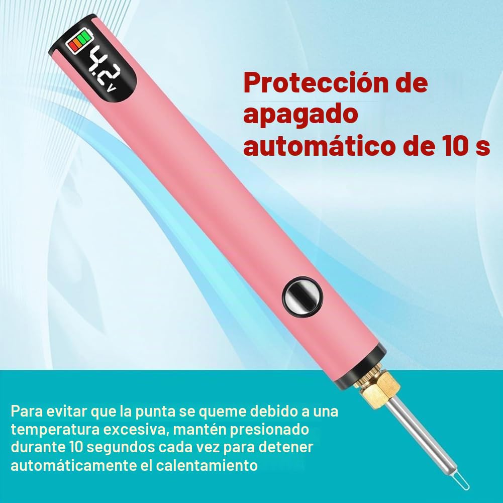 Kit de quemador de hilo recargable para hacer joyas, herramienta digital de exterminador de hilos, de , costura, tejido y encordado C
