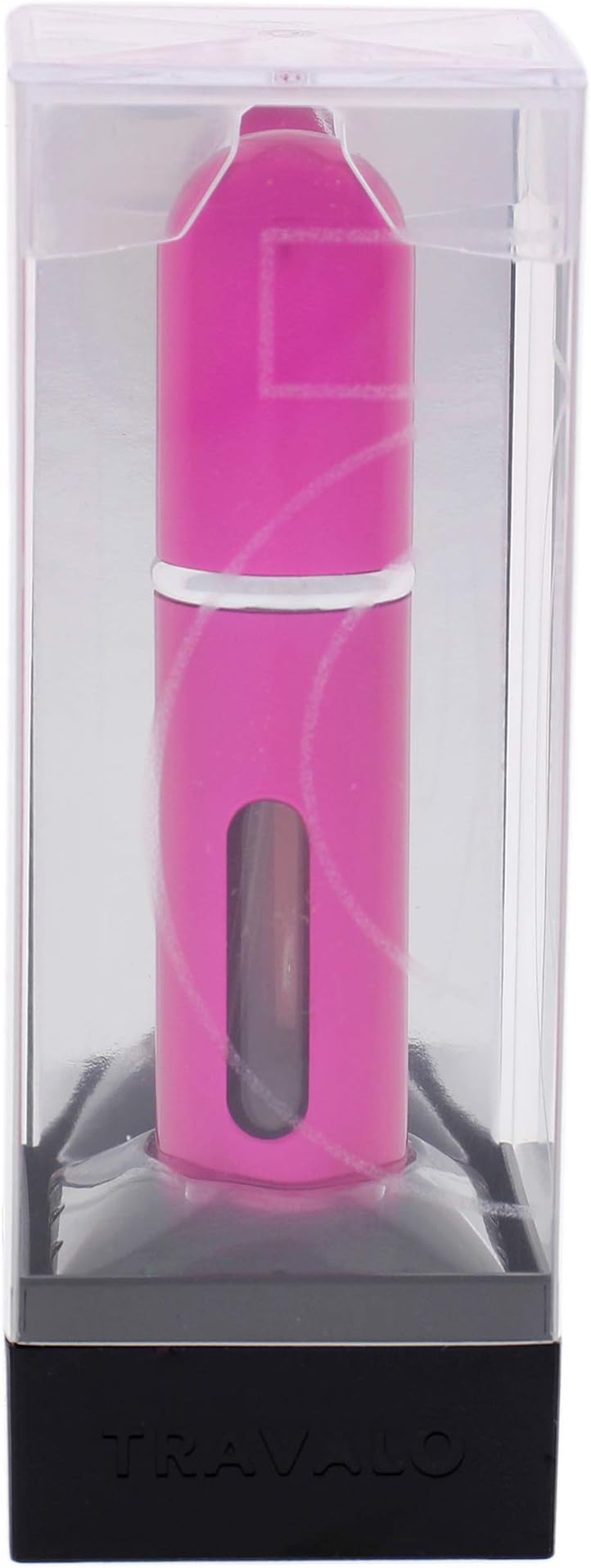 TravaloClassic HD Refillable Perfume Spray - Revamped refill system - Elegant Metal Travel Atomizer - TSA Flight Approved Portable Perfume Bottle - Glass-free - Pink - Unisex - 0.17oz