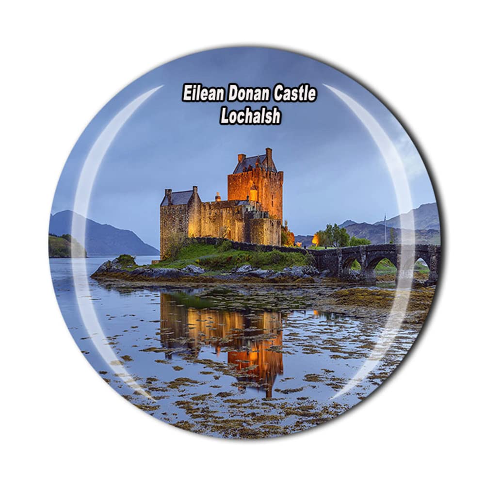 Muyu Magnet Lochalsh Scotland Eilean Donan Castle United Kingdom Fridge Magnet Souvenir Gift Magnetic Sticker