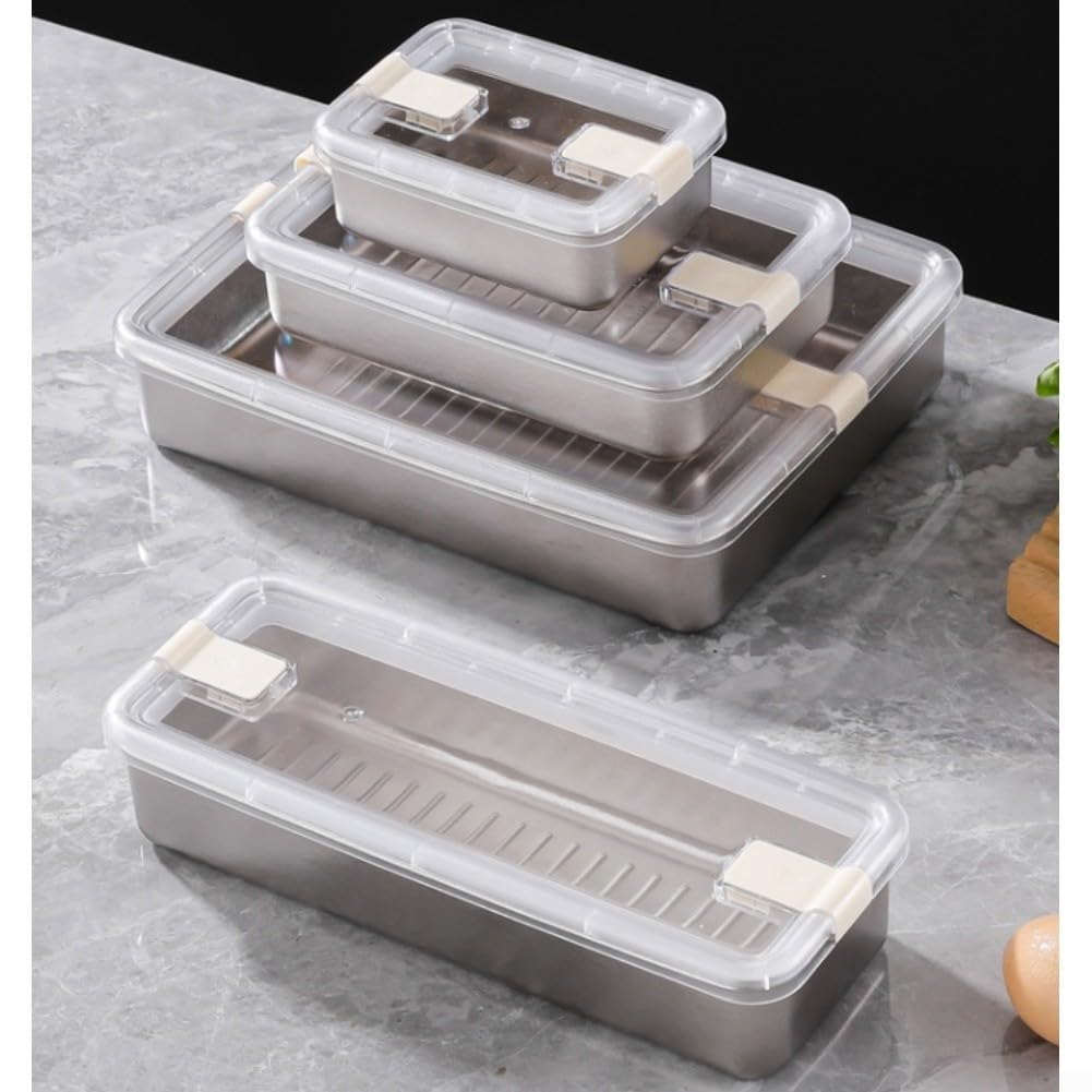 Contenedor Hermético para titanio Meal Prep 12.7cm Contenedor(2000ml)