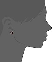 Vista 2 de Tienda Collection Genuine or Created Gemstone Butterfly Stud Earrings in Sterling Silver