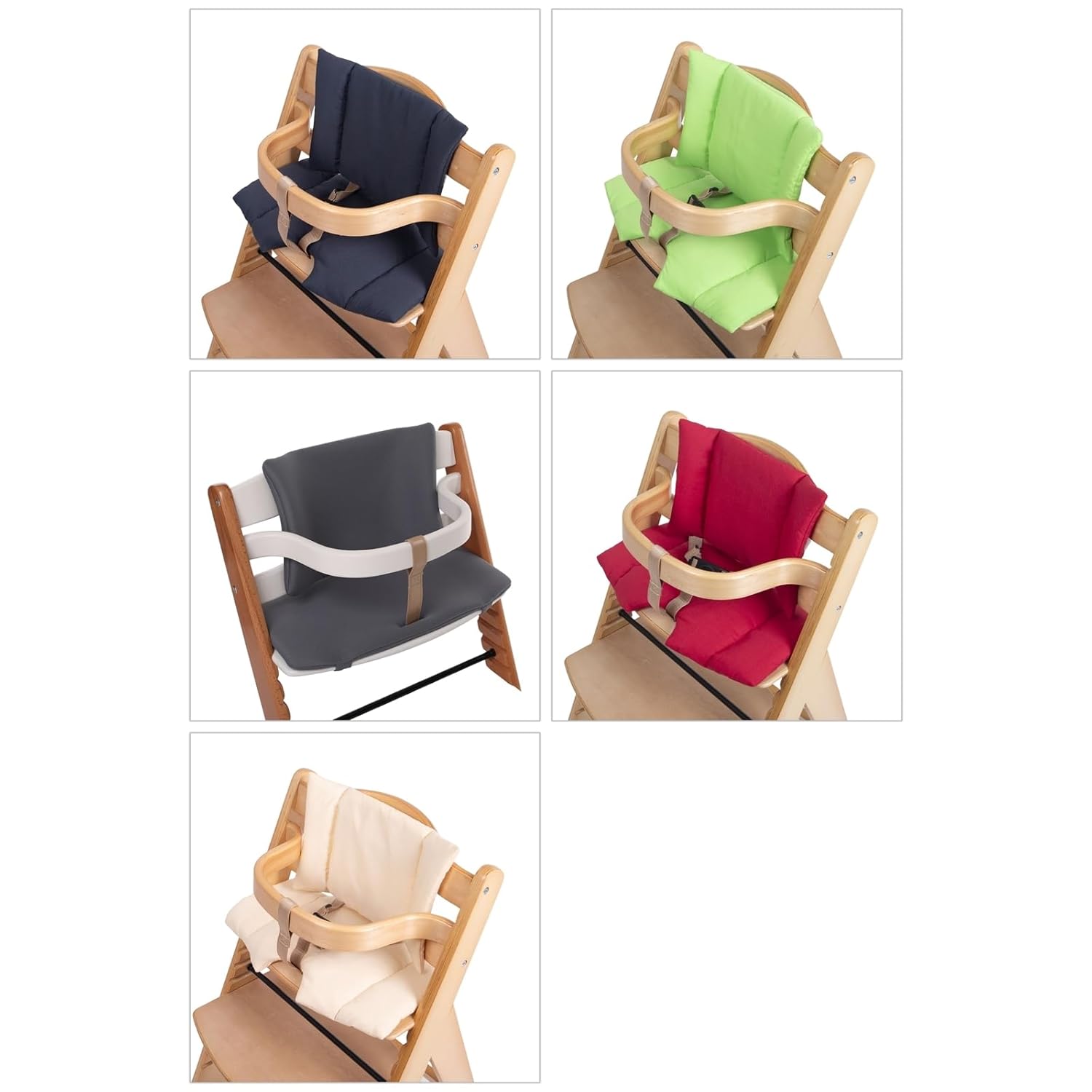 Soft Seats Cushions with not Slip designs & Easy Attachments Comfortable Highchair Pad Easy to Use Pad for Wooden High