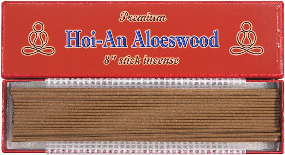 Premium Vietnamese Hoi-an Aloeswood - 8 inches Stick Incense - 100% Natural - G054S