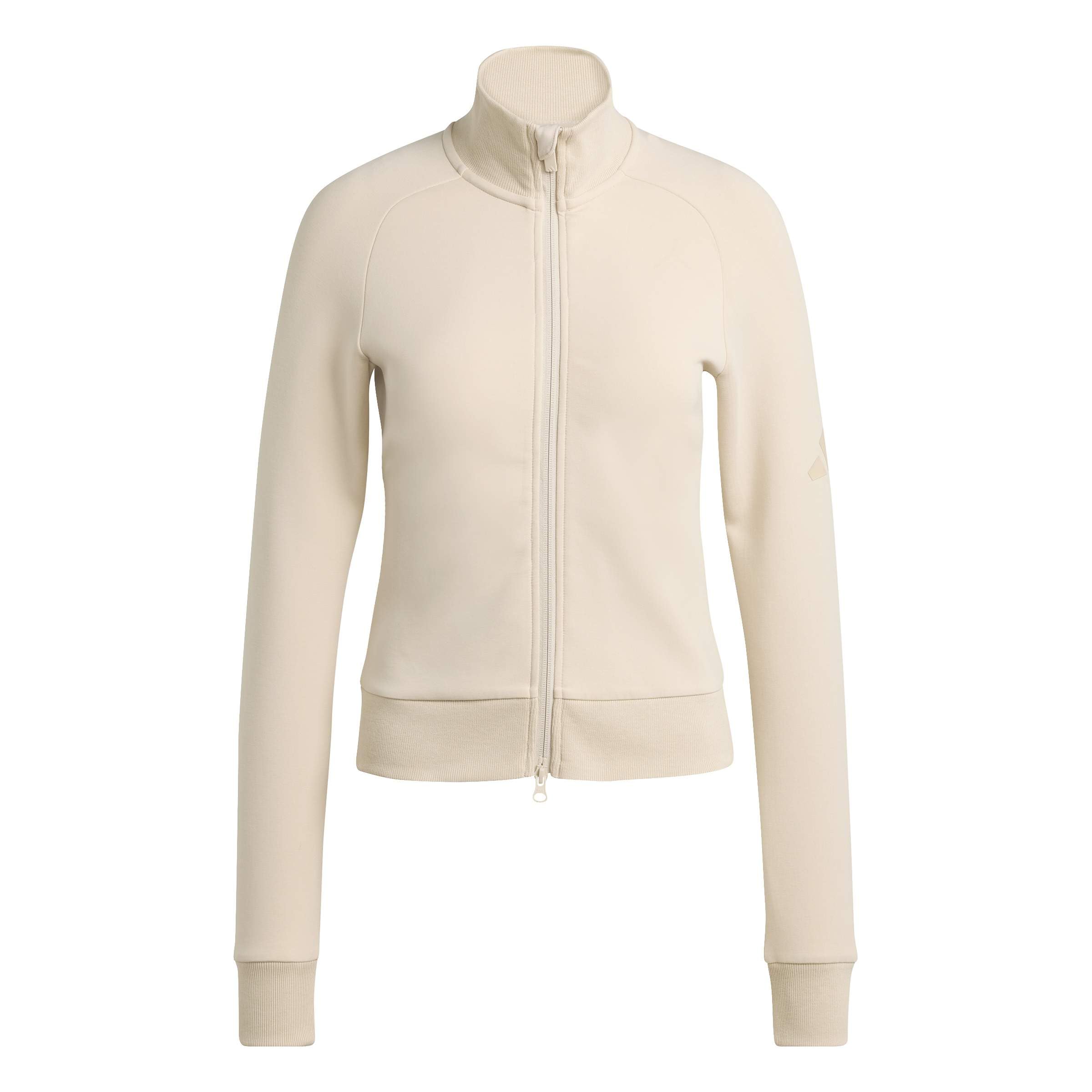 adidas Kobiety Soft Lux Slim Track Top Sweatshirt, Crystal Linen, XL