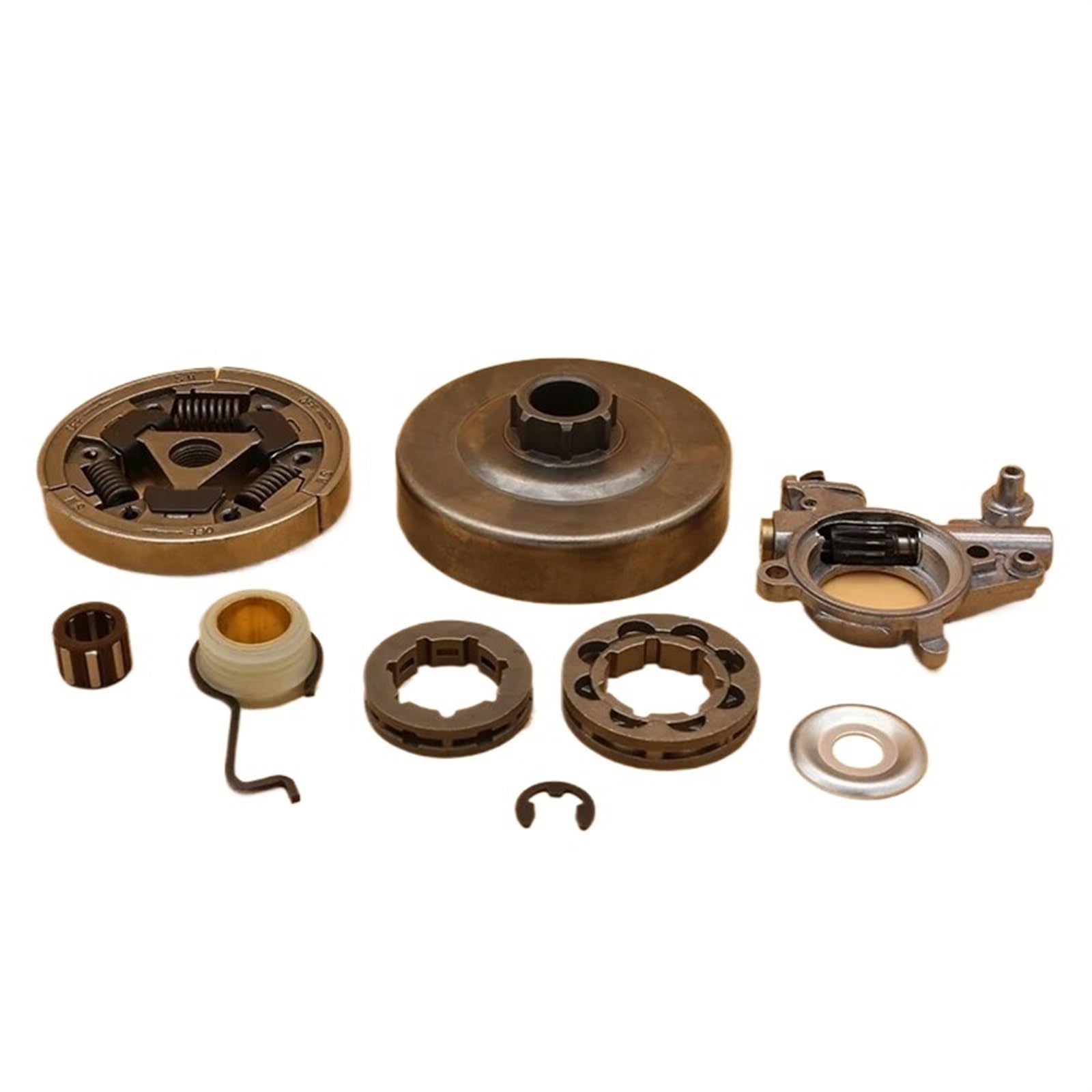 Bęben sprzęgła 3/8 "7T 8T koło zębate pompa olejowa przekładnia ślimakowa, do STIHL, MS361 MS 361 część zamienna do piły łańcuchowej 1128 007 1000 Sprzęgło odśrodkowe z otworem z materiału meta