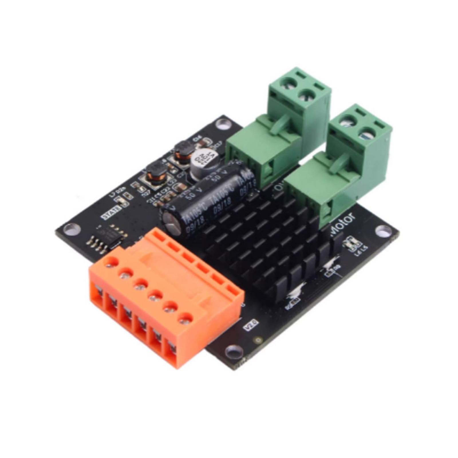 Alta potencia DC12V 24V16A Módulo de placa de controlador de motor H puente controlador de motor con protecciones integradas contra sobretensiones