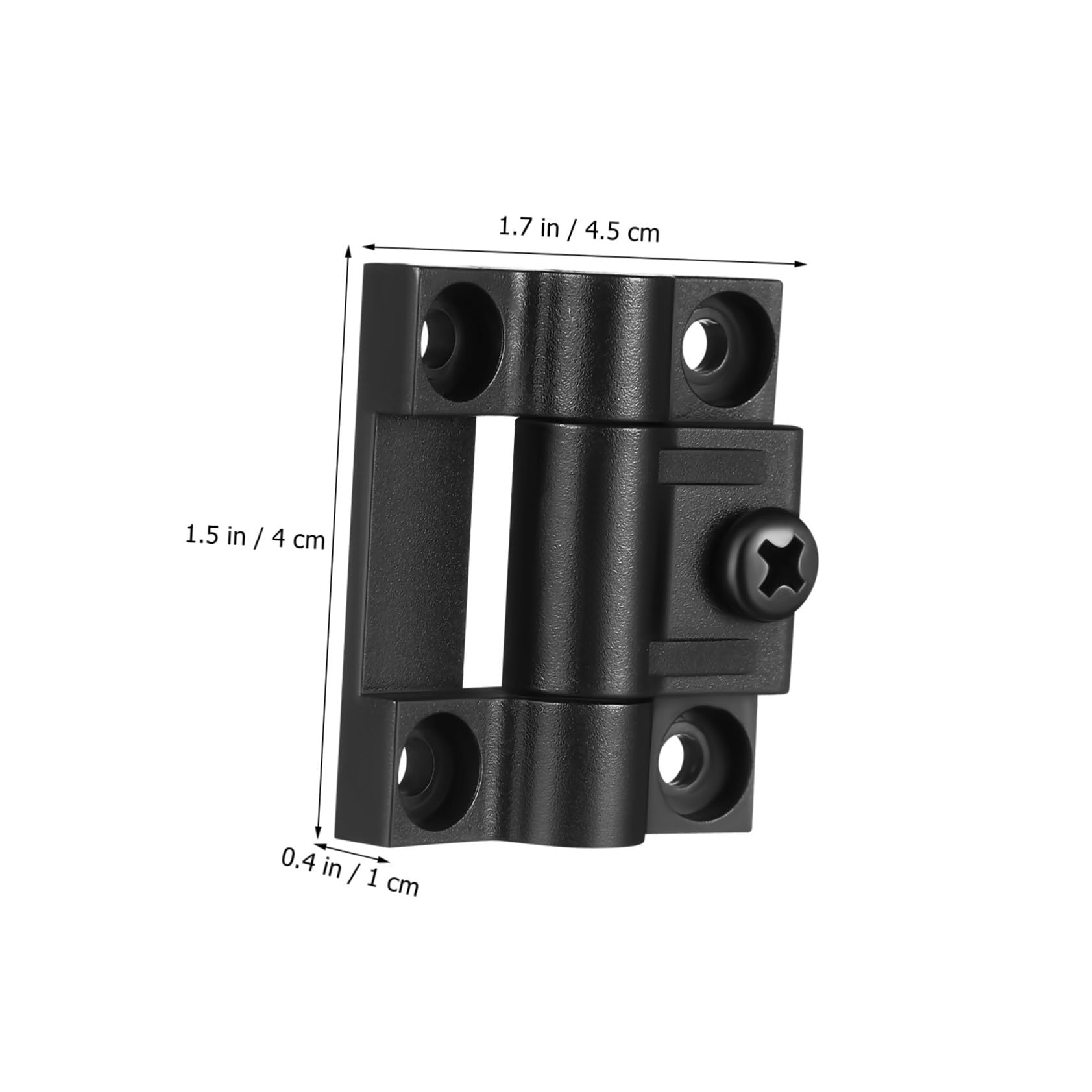 HOMSFOU 10pezzi Cerniere Regolabile in Plastica Robusta Cerniere Per Scatole Di Legno Porte Di Armadi Finestre Miniature Per Mobili Molla Per Scrivanie Armadietti Basso Rumore Per Interni