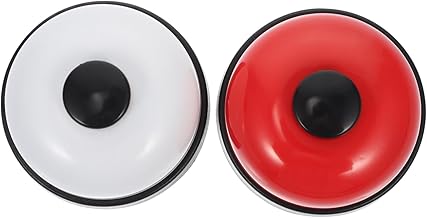 Tofficu 2pcs Call Bell Fun Answering Devices for Games Restaurants and Help Requests Lightweight and Compact Design for Easy Desktop Use Family and Friends