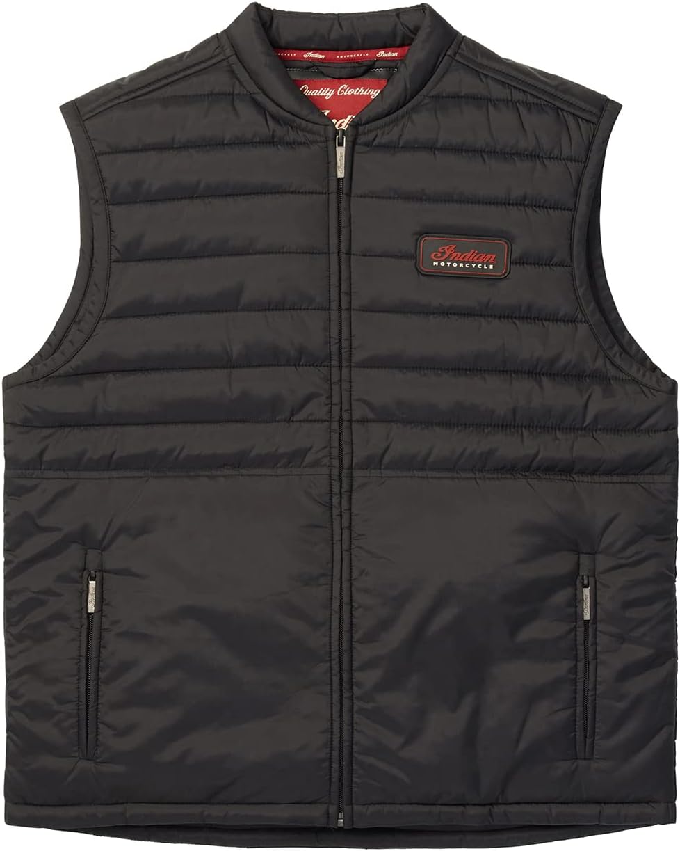 Indian Motorcycle Men's Clayton Thermo Vest, Black - 2833186