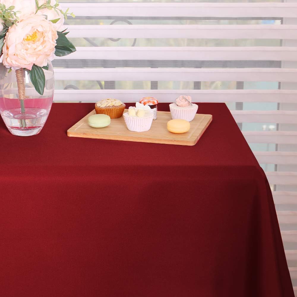 Suреr Sаlе 🛒 RYB HOME Rectangle Tablecloth Red - Spillproof Outdoor Table Cloth for Rectanglar Table 6 ft, Scratch Resistant Table Cover Protector for Party Event Family Dinner, 60 x 84 inches, Ruby Blасk Frіdау Sаlе 2022 RYB HOME Rectangle Tablecloth Red - Spillproof Outdoor Table Cloth for Rectanglar Table 6 ft, Scratch Resistant Table Cover Protector for Party Event Family Dinner, 60 x 84 inches, Ruby