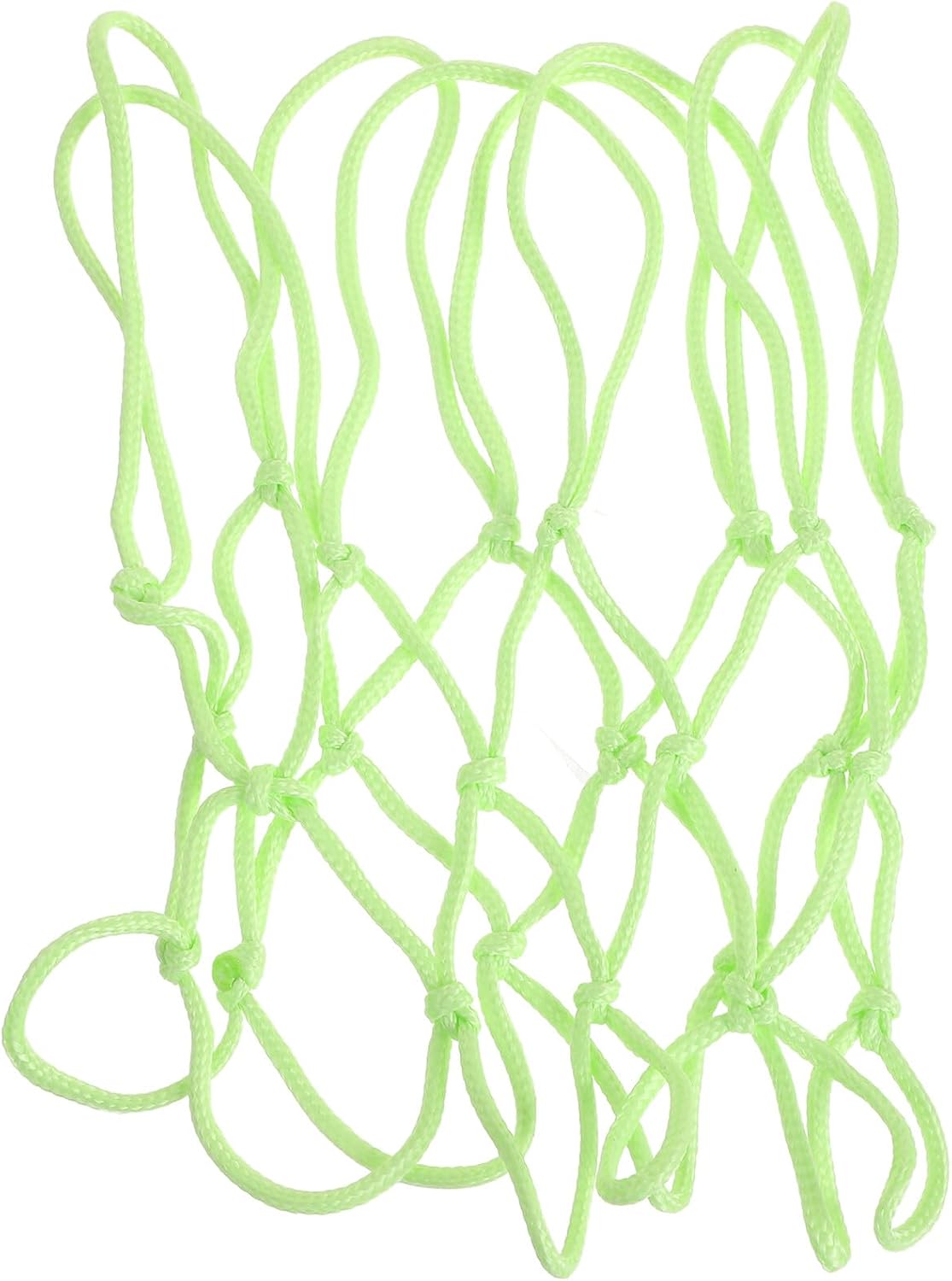 MAGICLULU Glow-in-the-Dark Basketball Net Replacement for Green Nylon Basketball Frame Net Self-Illuminating for Night Play